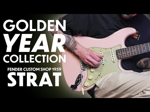 GUITARGUITAR Fender Custom Shop 1959 Collection Stratocaster Journeyman Relic Baltic Blue Rosewood Fingerboard #CZ586923