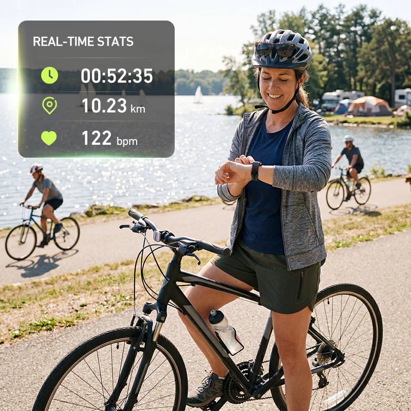 DeerRun® Fitness Smart Watch: Sync to PitPat App & Track Workouts