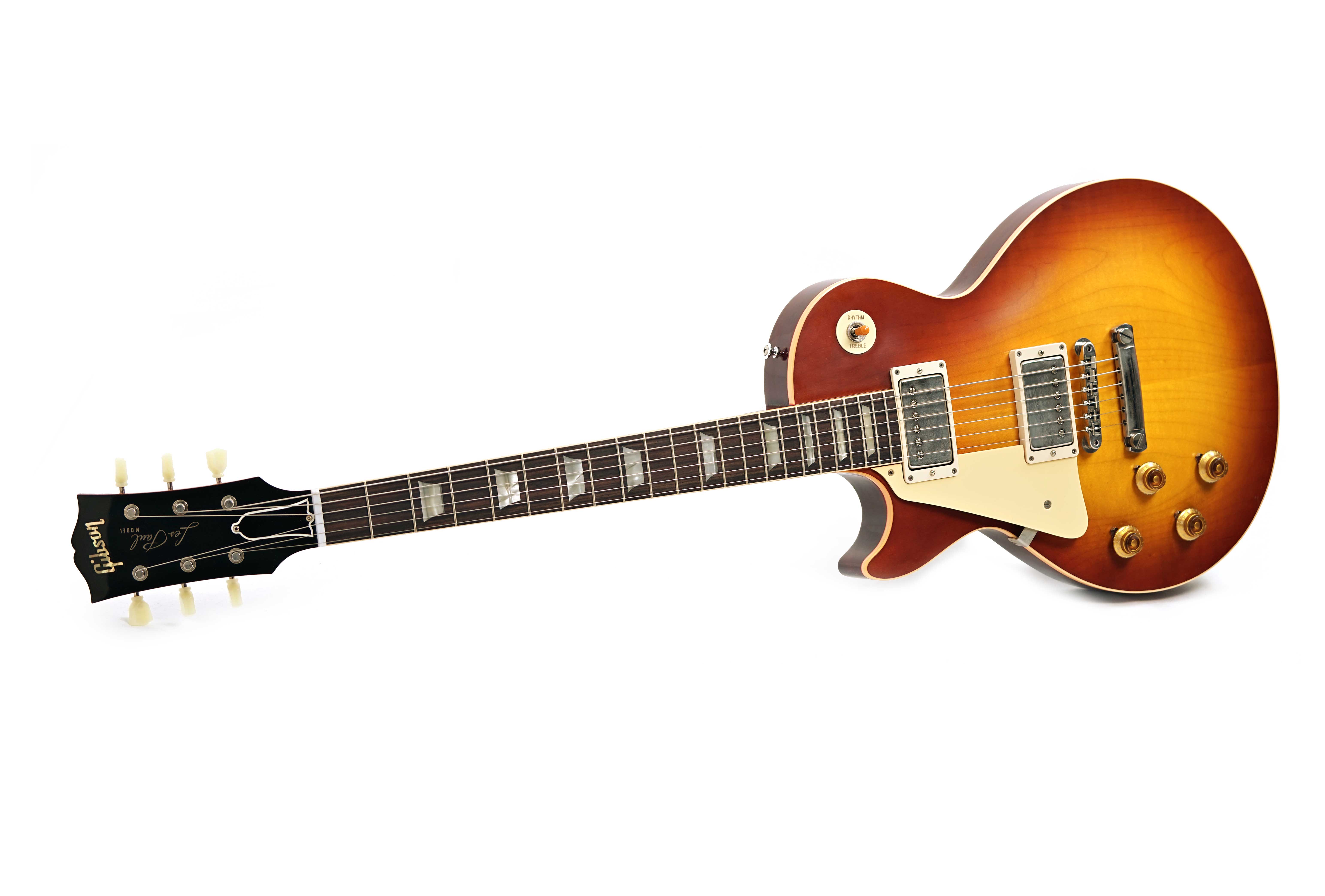 GUITARGUITAR Gibson Custom Shop 1958 Les Paul Standard Reissue VOS Left Handed Iced Tea Burst #841264