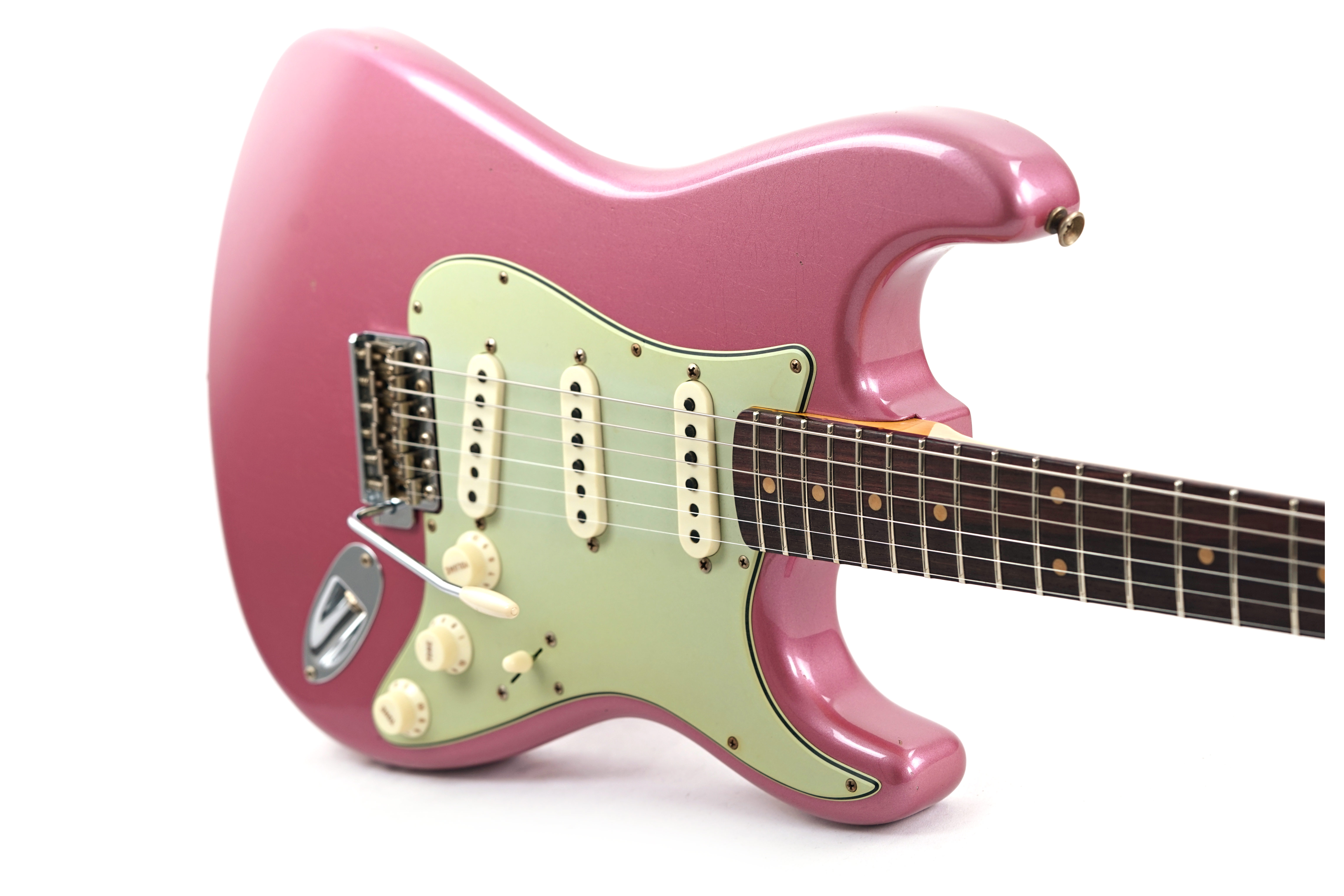 GUITARGUITAR Fender Custom Shop 1959 Collection Stratocaster Journeyman Relic Burgundy Mist Metallic Rosewood Fingerboard #CZ586983
