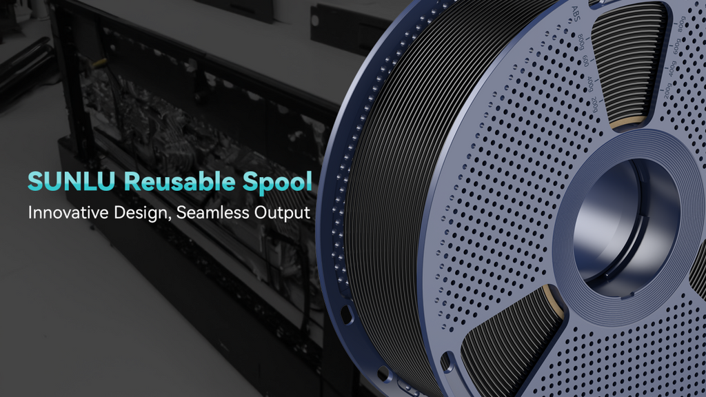SUNLU Third-Generation Reusable Spool: A New Choice for Eco-Friendly, Durable, and Efficient Filament Management