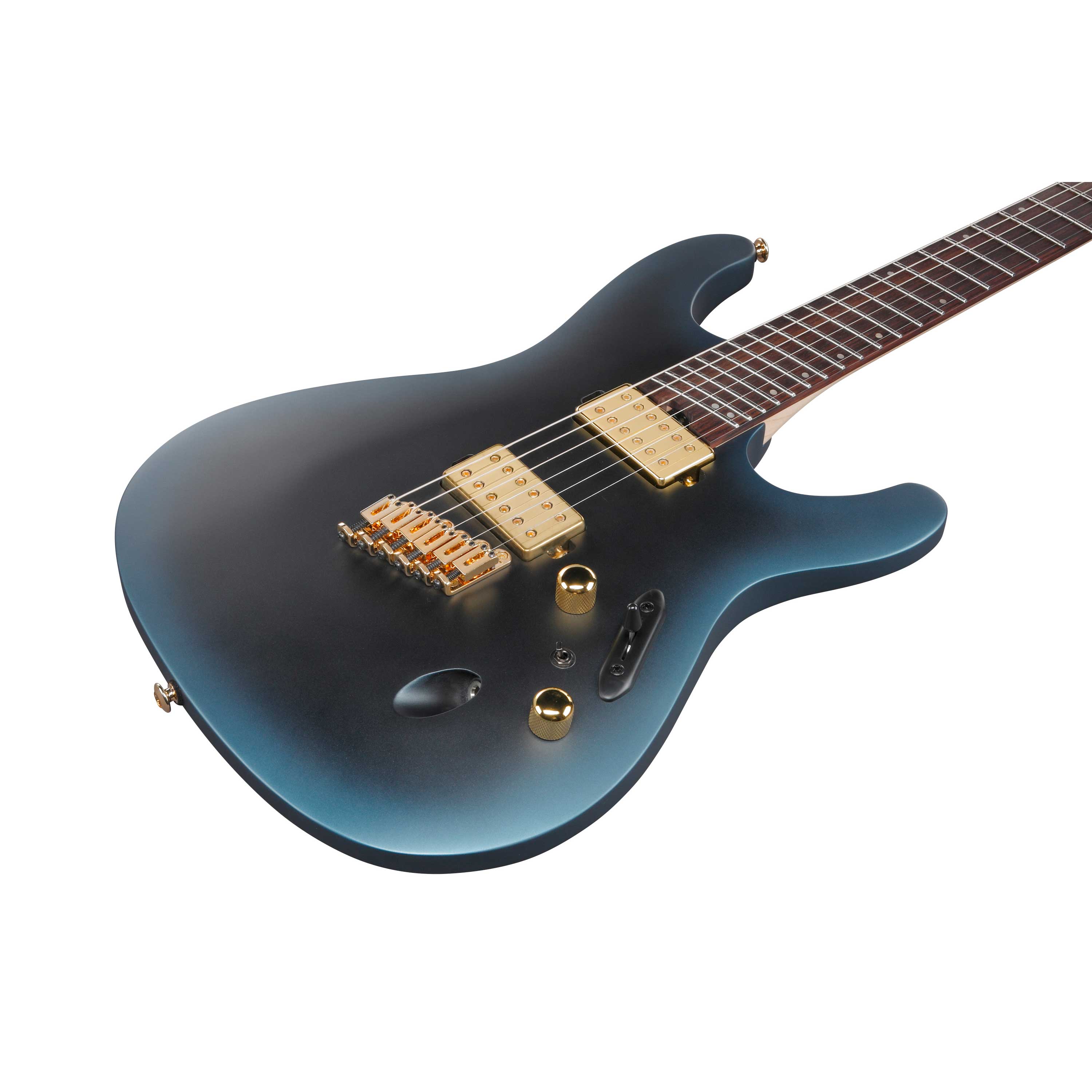 GUITARGUITAR Ibanez SML721 Multi Scale Midnight Arctic Ocean Matte