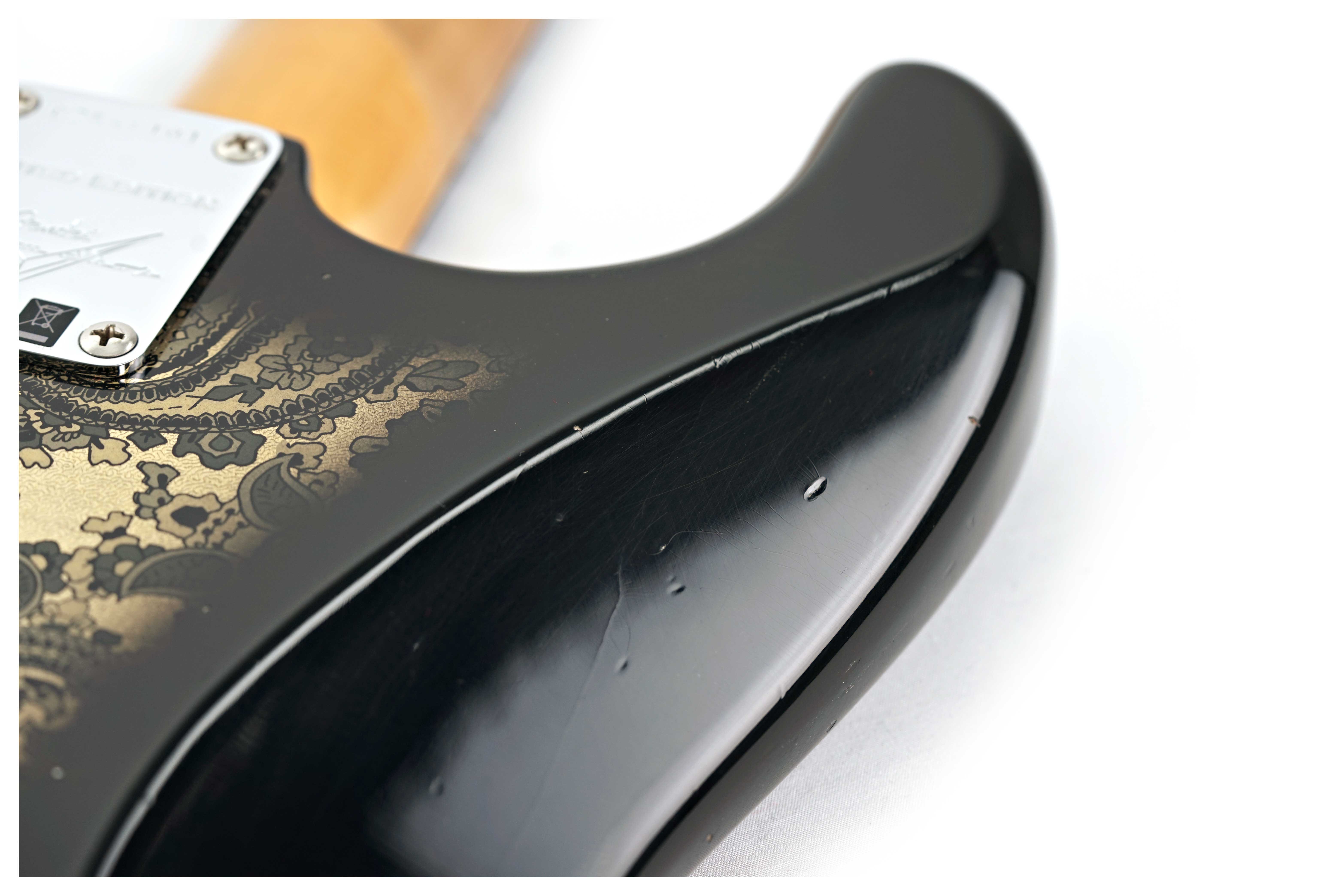GUITARGUITAR Fender Custom Shop Limited Edition 1968 Stratocaster Journeyman Relic Black Paisley #CZ586101