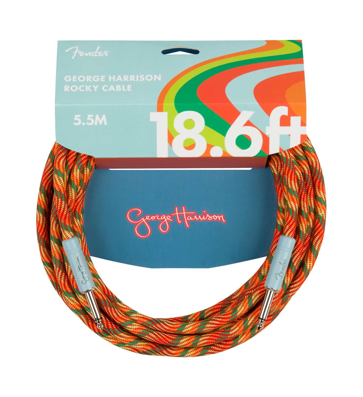 GUITARGUITAR Fender George Harrison Rocky Instrument Cable 18.6ft