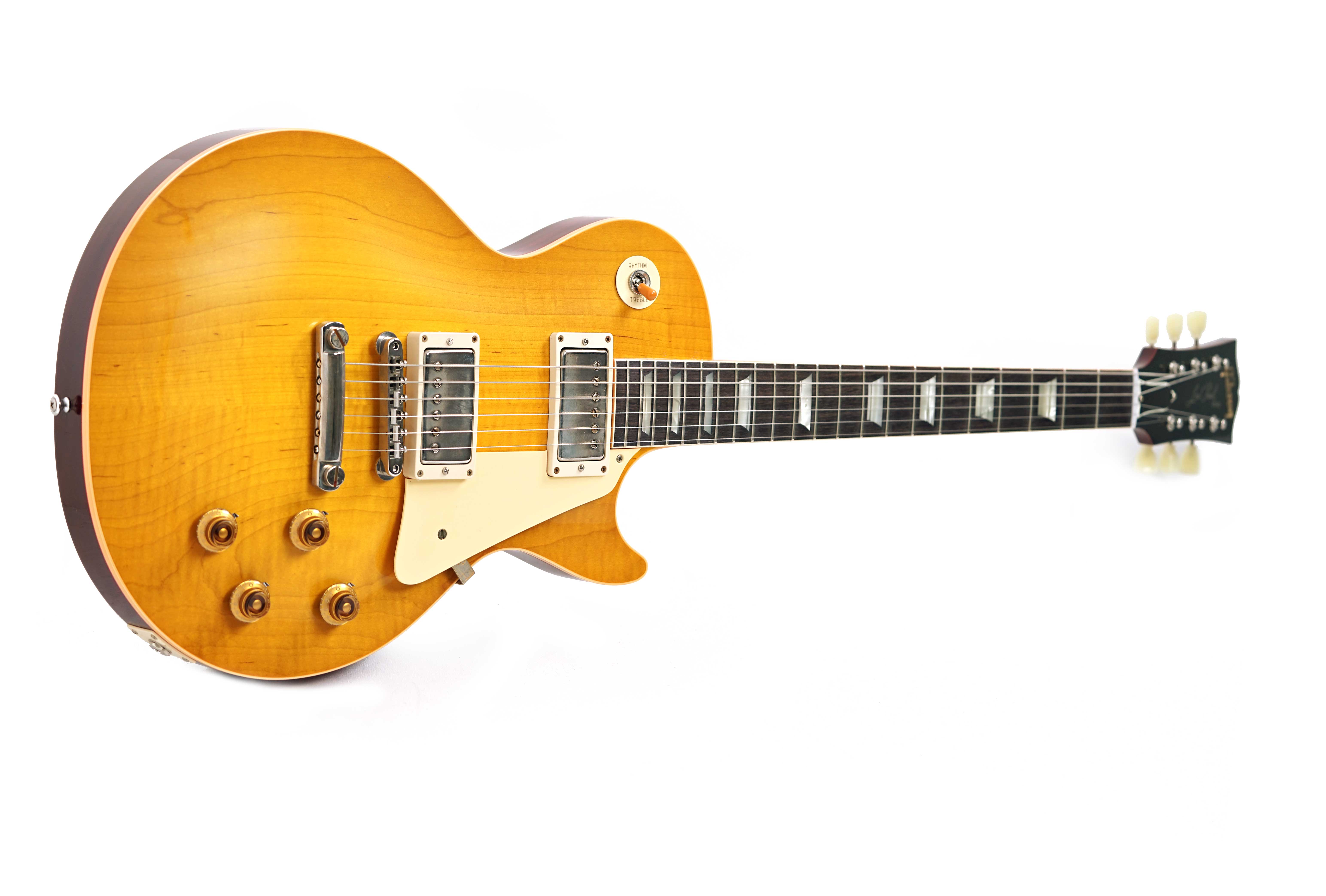 GUITARGUITAR Gibson Custom Shop 1958 Les Paul Standard Reissue Lemon Burst VOS #85622