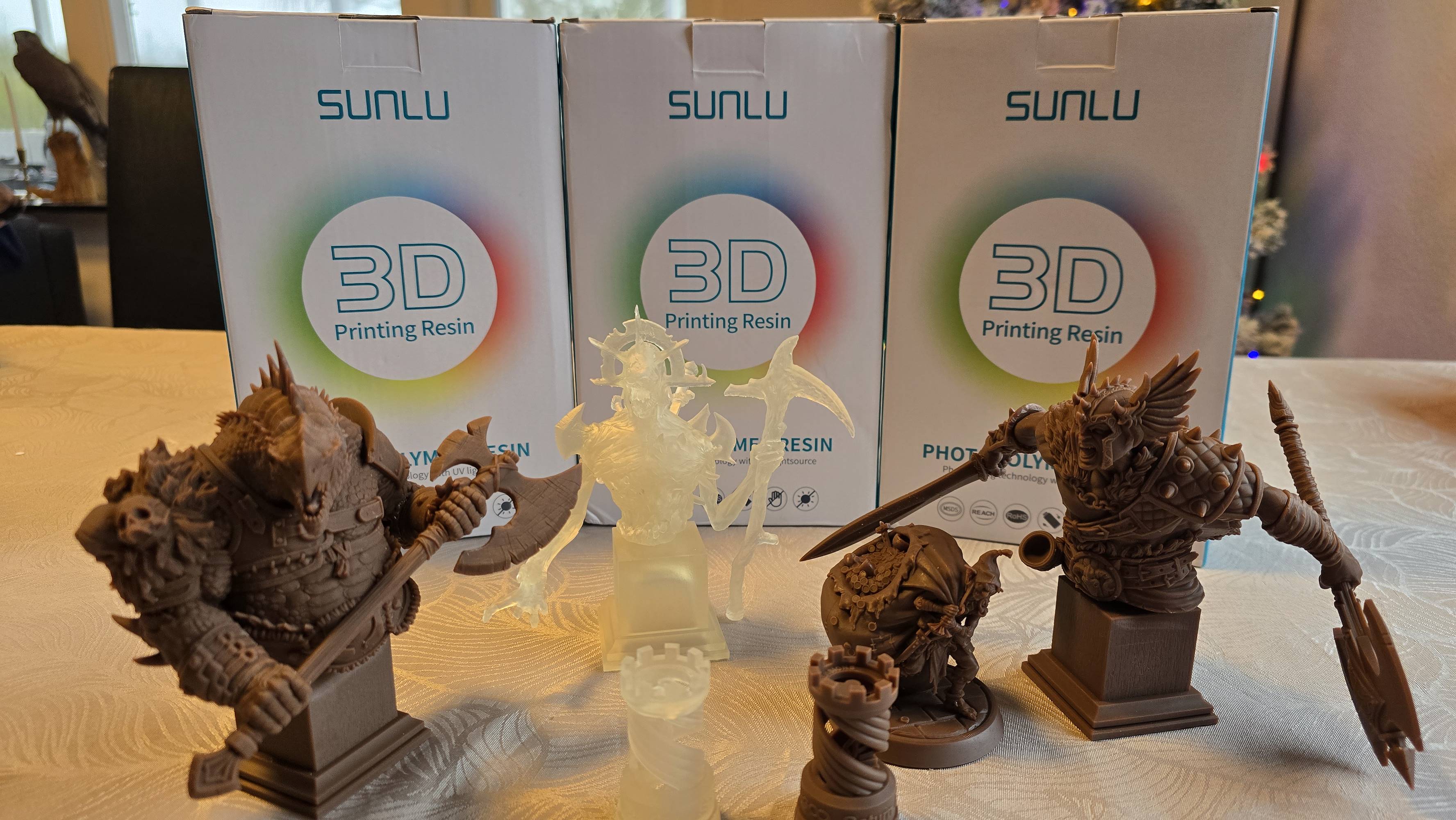 SUNLU 3D Products Review, Products and Experiences - Resin @Heini Niel