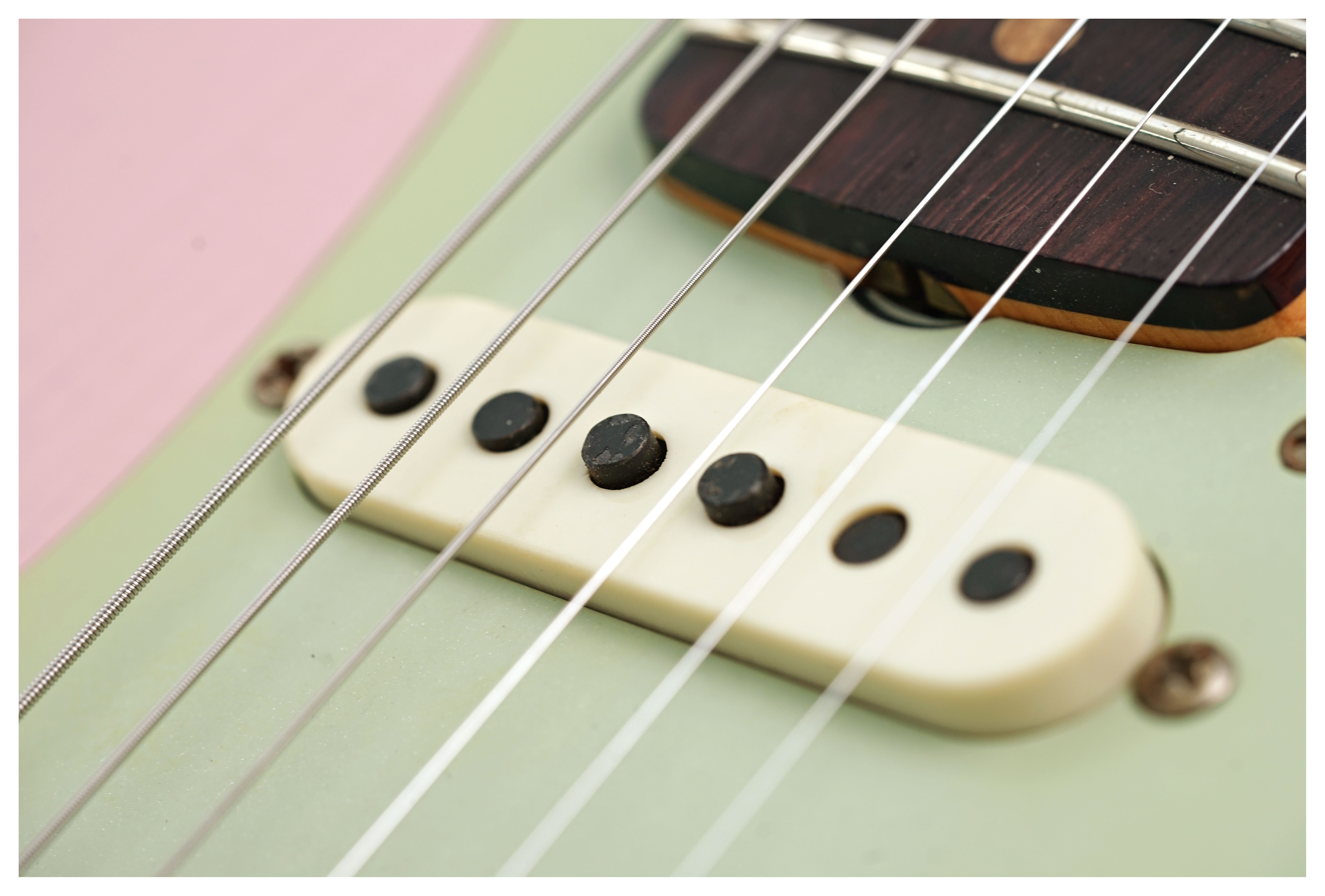 GUITARGUITAR Fender Custom Shop 1959 Collection Stratocaster Journeyman Relic Shell Pink Rosewood Fingerboard #CZ587030