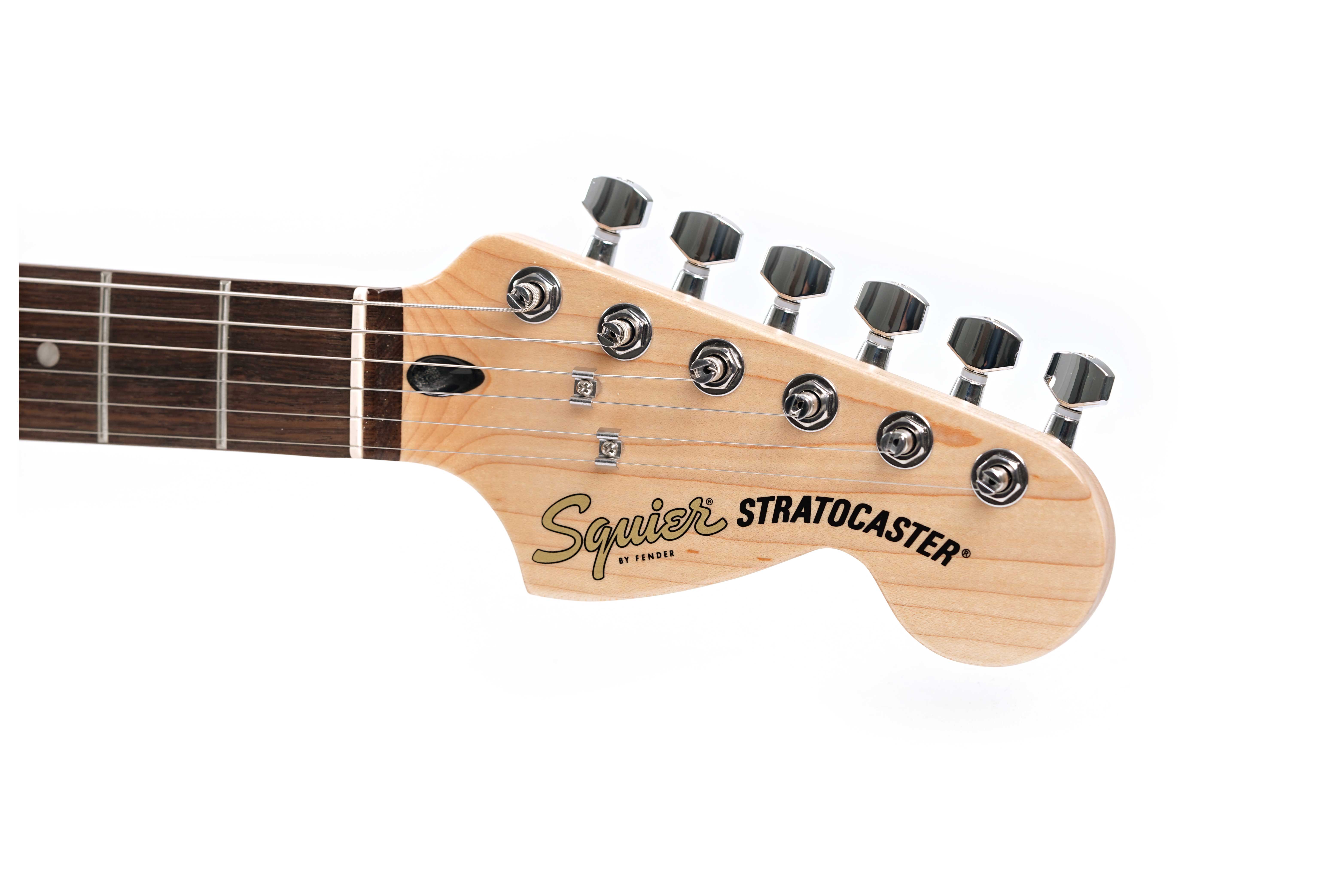 GUITARGUITAR Squier Affinity Series Stratocaster Junior HSS Laurel Fingerboard White Pickguard 3 Colour Sunburst