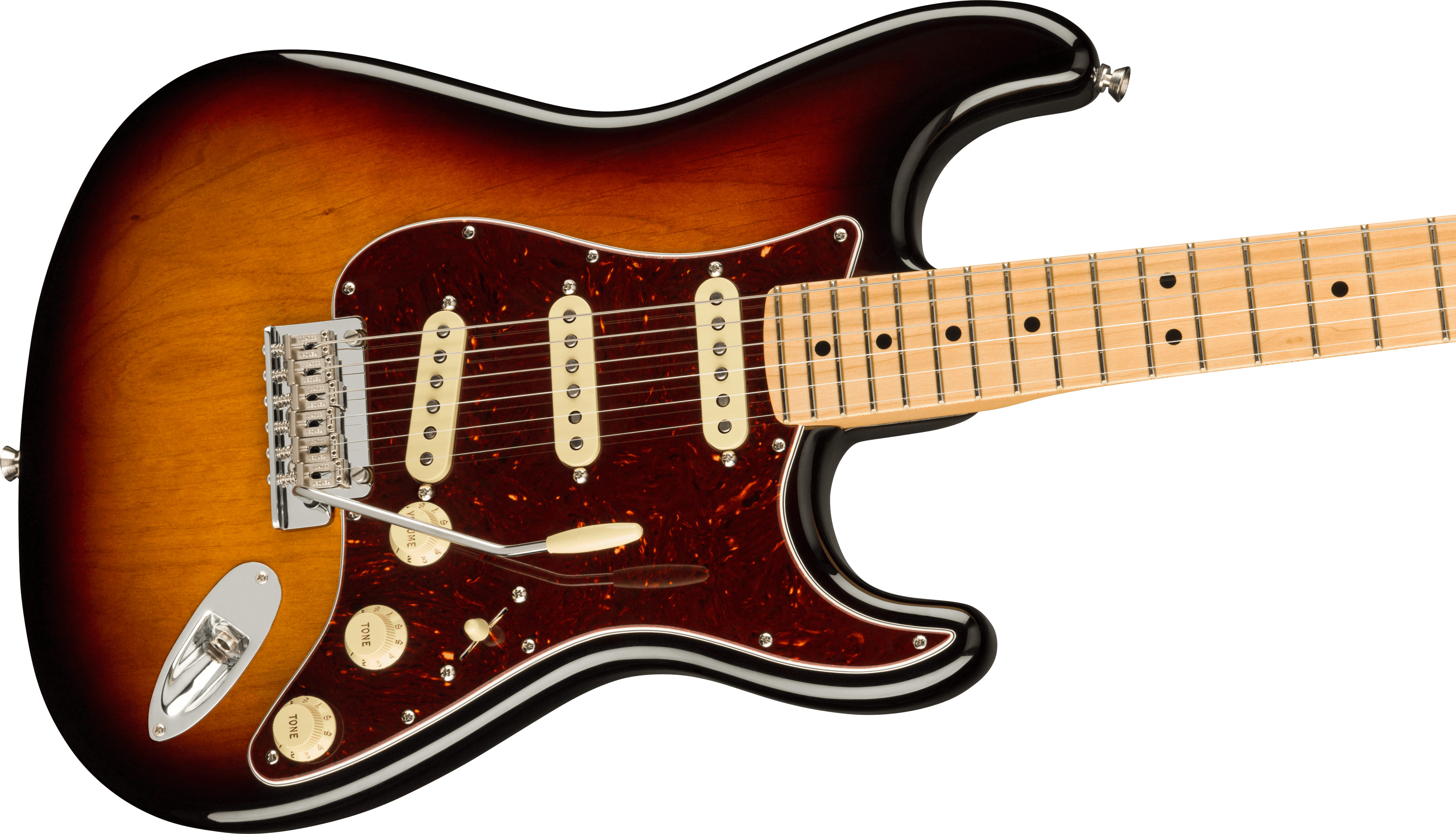 GUITARGUITAR Fender American Professional II Stratocaster 3 Tone Sunburst Maple Fingerboard