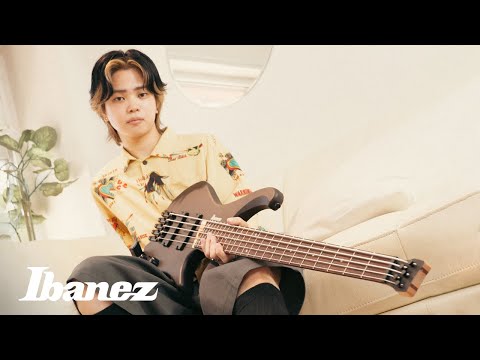 GUITARGUITAR Ibanez EHB605 EHB Series 5 String Bass Walnut Flat
