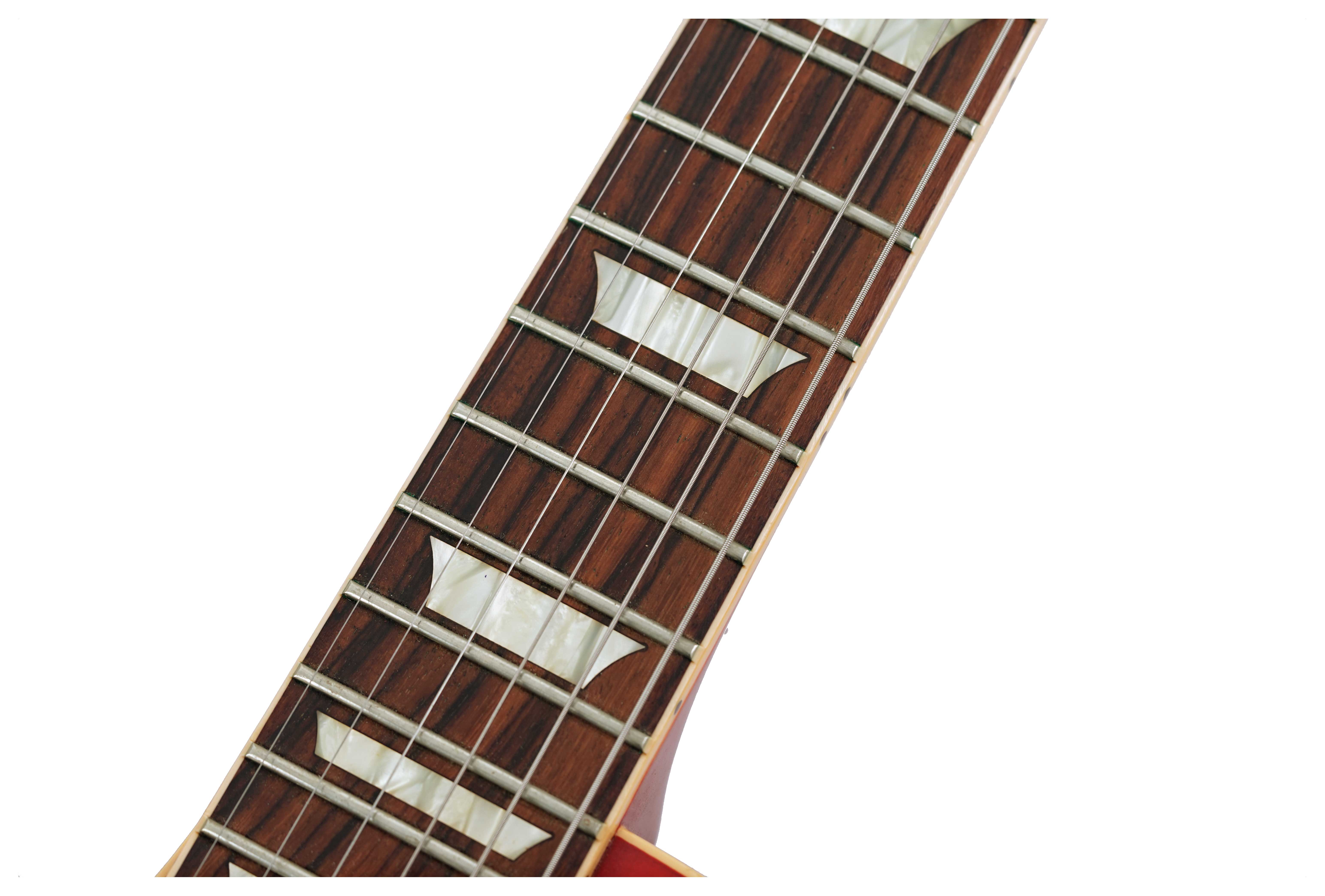 GUITARGUITAR Gibson Custom Shop 1958 Les Paul Plain Top Washed Cherry Left Handed (Pre-Owned) #821962