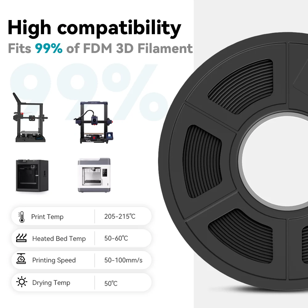 PLA+(PLA Plus) 3KG Large Spool 3D Printer Filament 3KG