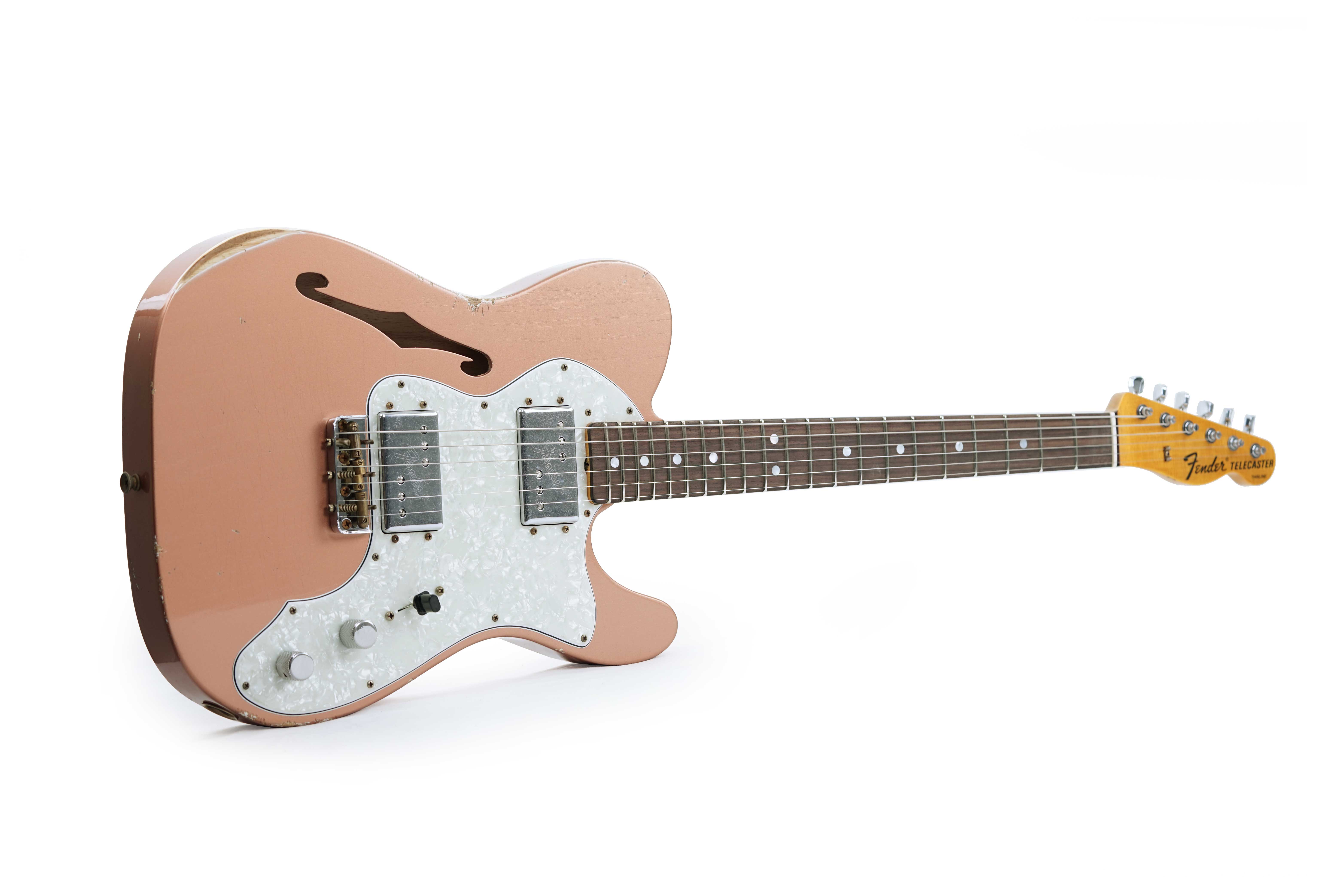 GUITARGUITAR Fender Custom Shop Bobbed Thinline Telecaster Copper Penny Relic