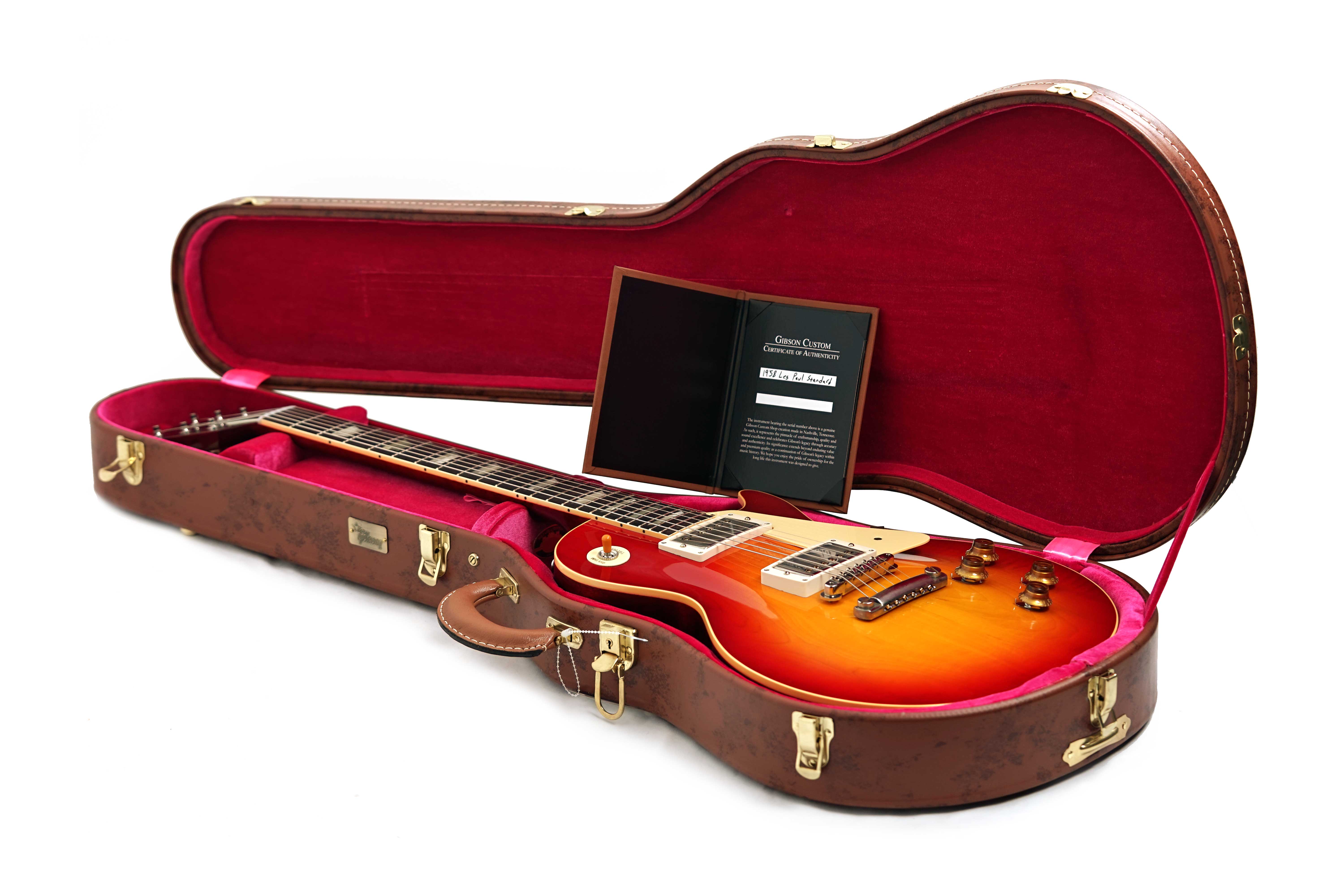 GUITARGUITAR Gibson Custom Shop 1958 Les Paul Standard Reissue VOS Washed Cherry #85835