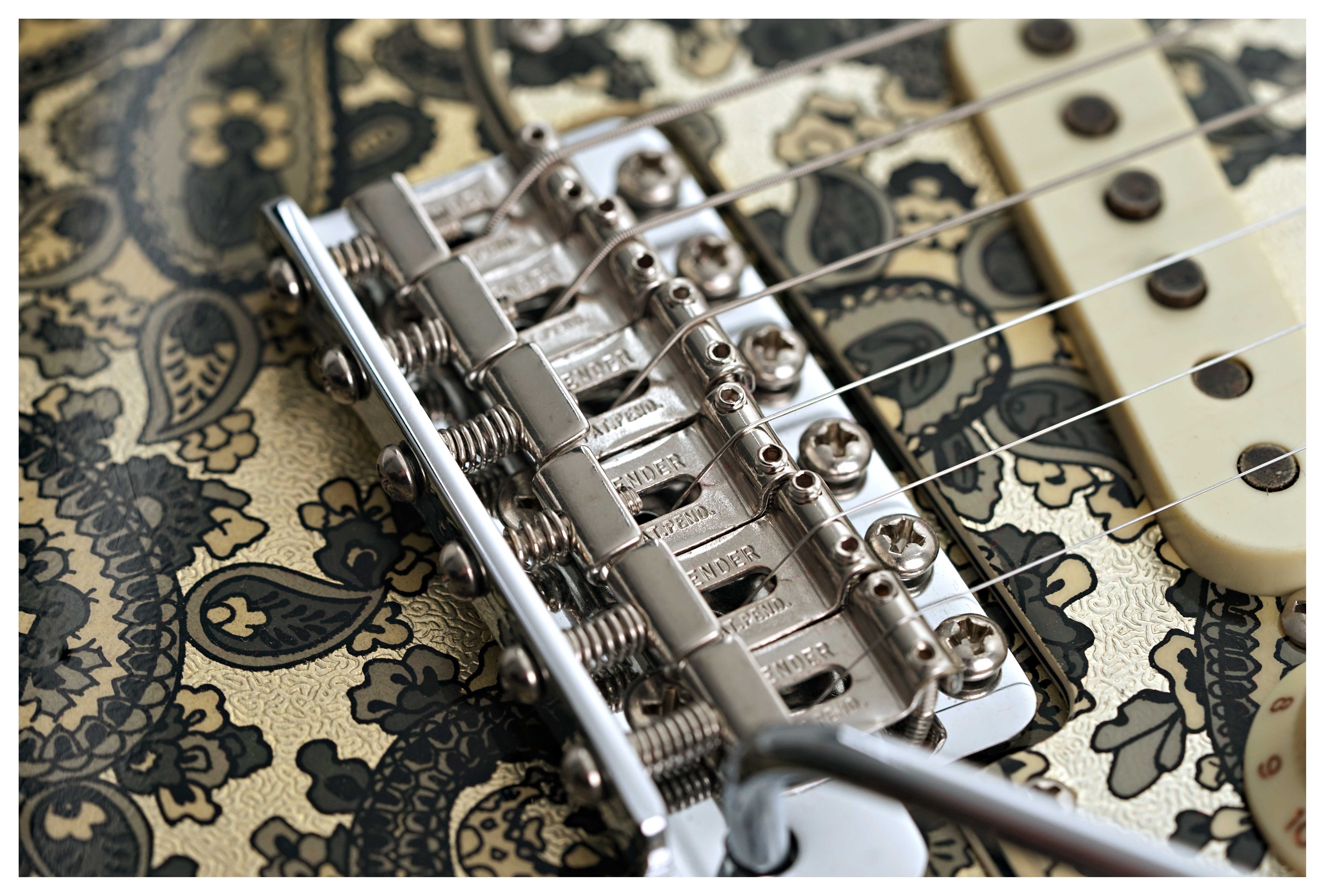 GUITARGUITAR Fender Custom Shop Limited Edition 1968 Stratocaster Journeyman Relic Black Paisley #CZ586101