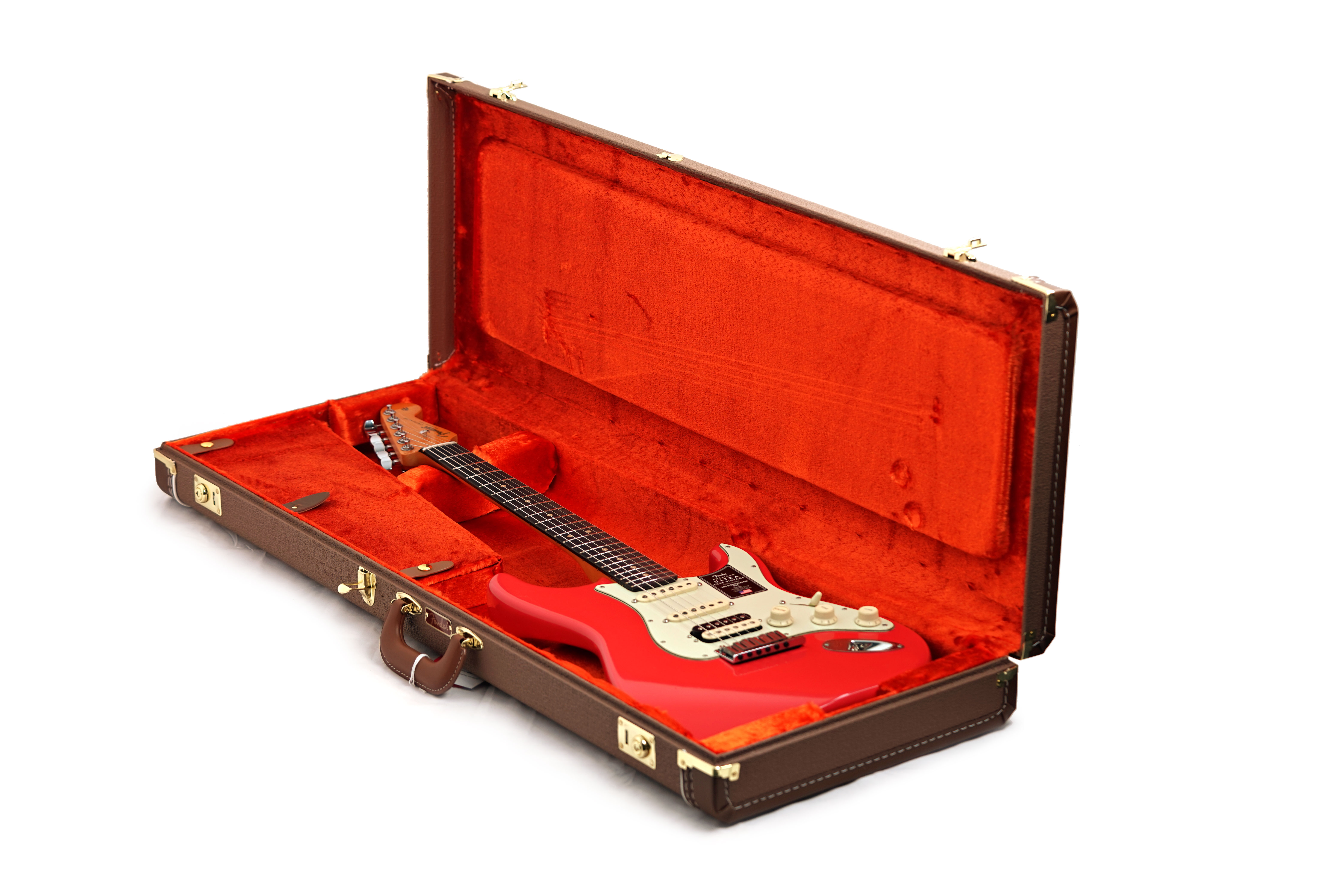 GUITARGUITAR Fender American Ultra Luxe Vintage 60s Stratocaster HSS Fiesta Red #US25034389