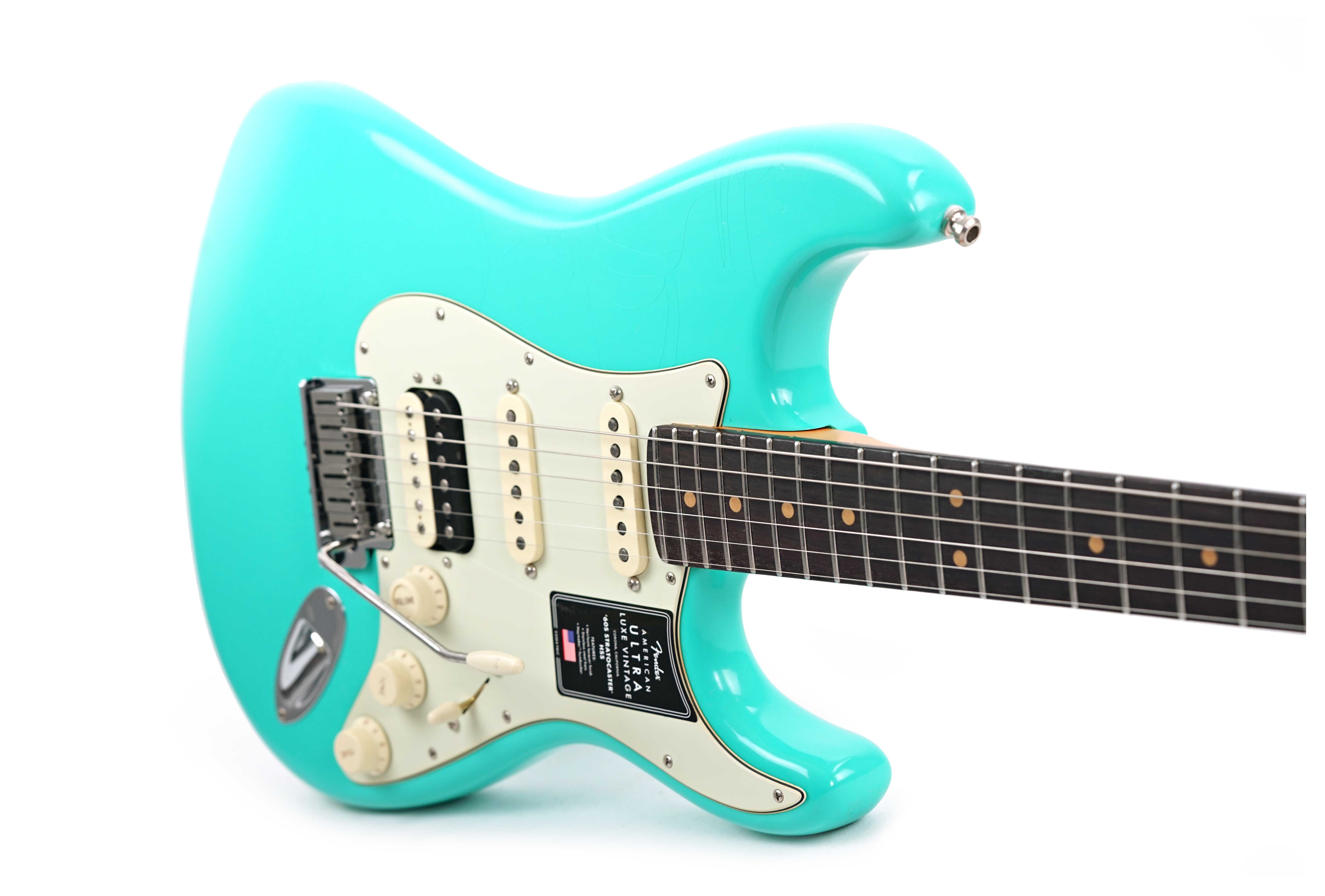 GUITARGUITAR Fender Ultra Luxe Vintage 60s Stratocaster HSS Sea Foam Green #US25006440