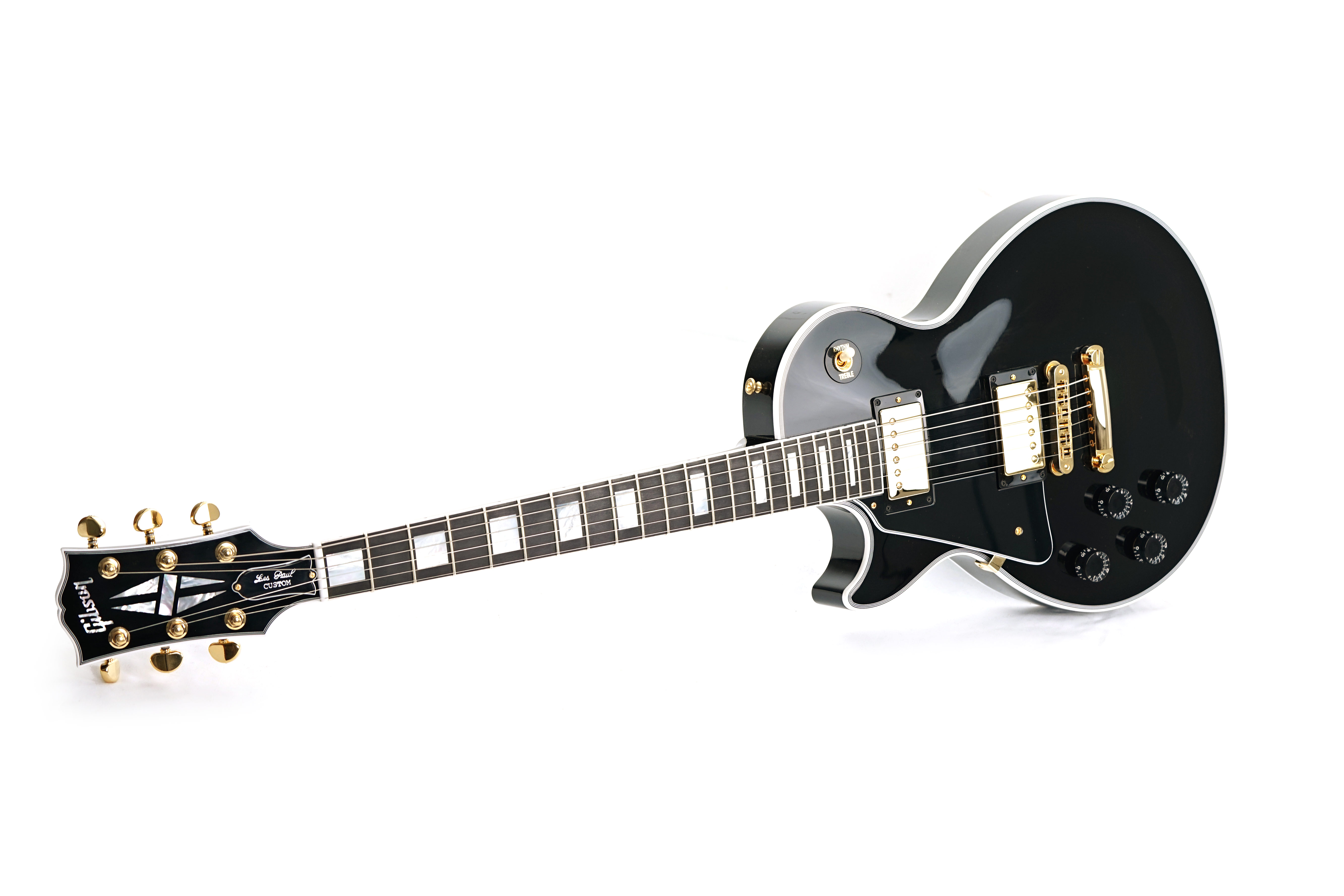 GUITARGUITAR Gibson Custom Shop Les Paul Custom Ebony Fingerboard Gloss Left Handed #CS403873