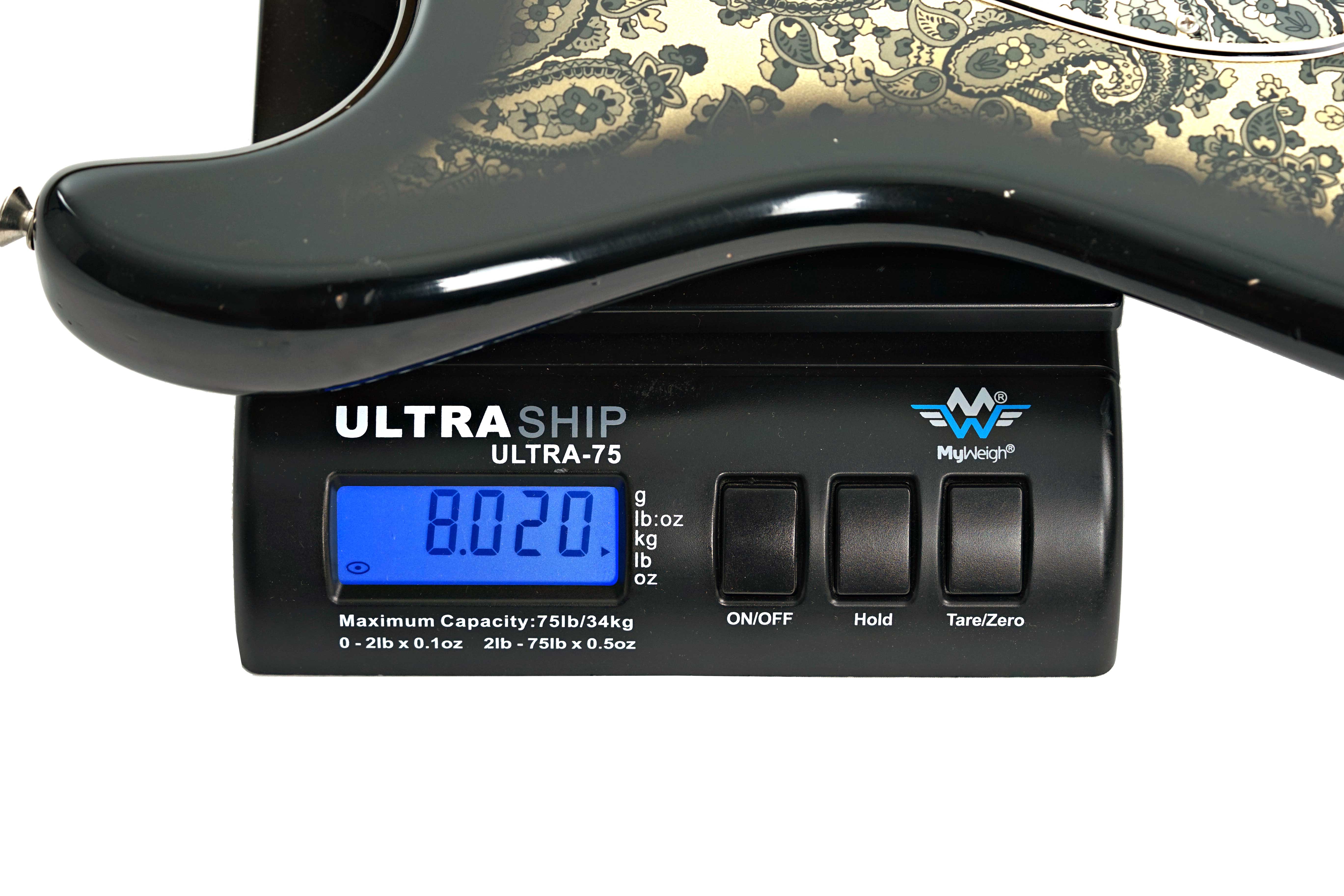 GUITARGUITAR Fender Custom Shop Limited Edition 1968 Stratocaster Journeyman Relic Black Paisley #CZ586101