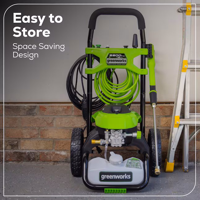 Greenworks 2200-PSI 14 Amp 1.2 GPM Electric Pressure Washer