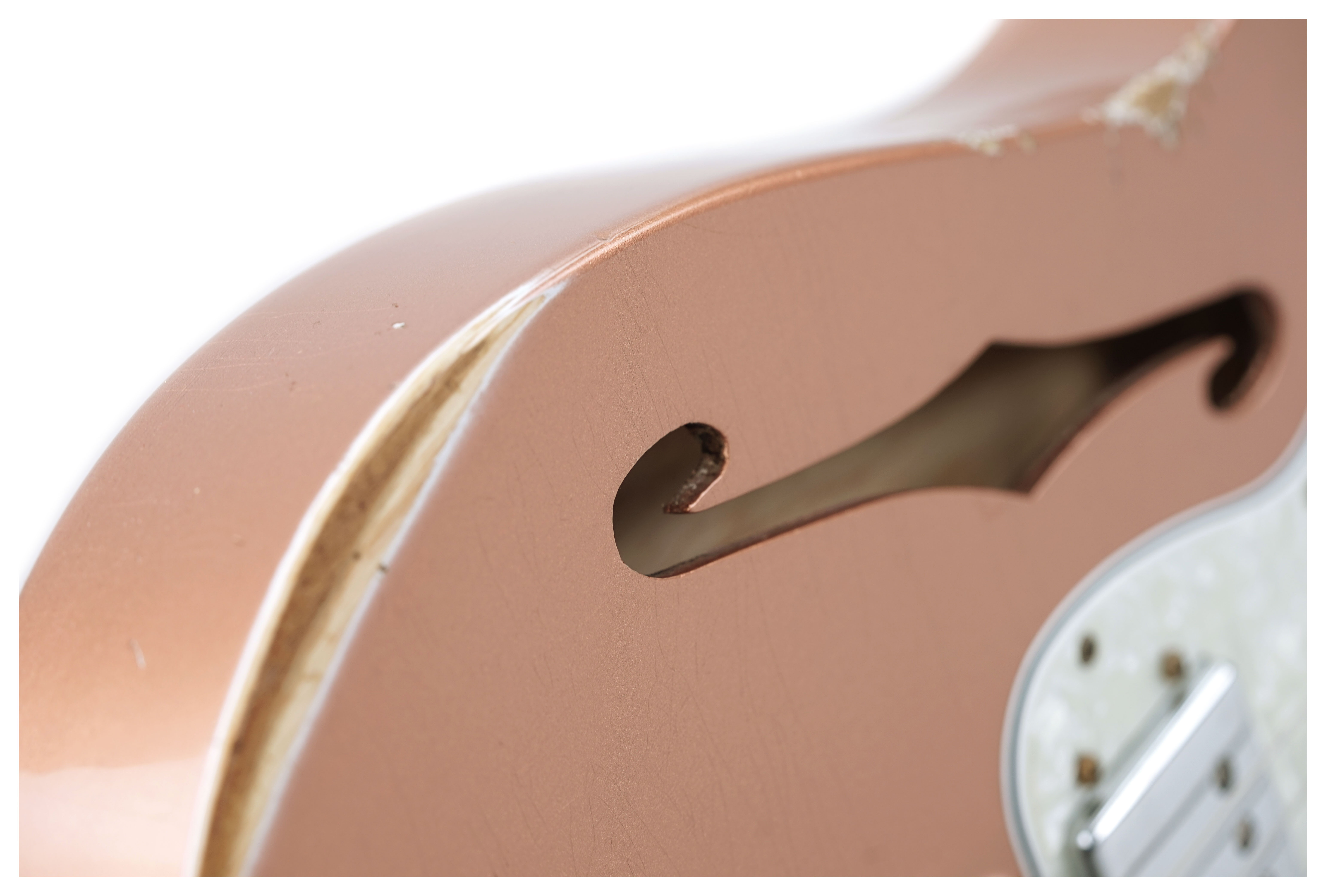GUITARGUITAR Fender Custom Shop Bobbed Thinline Telecaster Copper Penny Relic