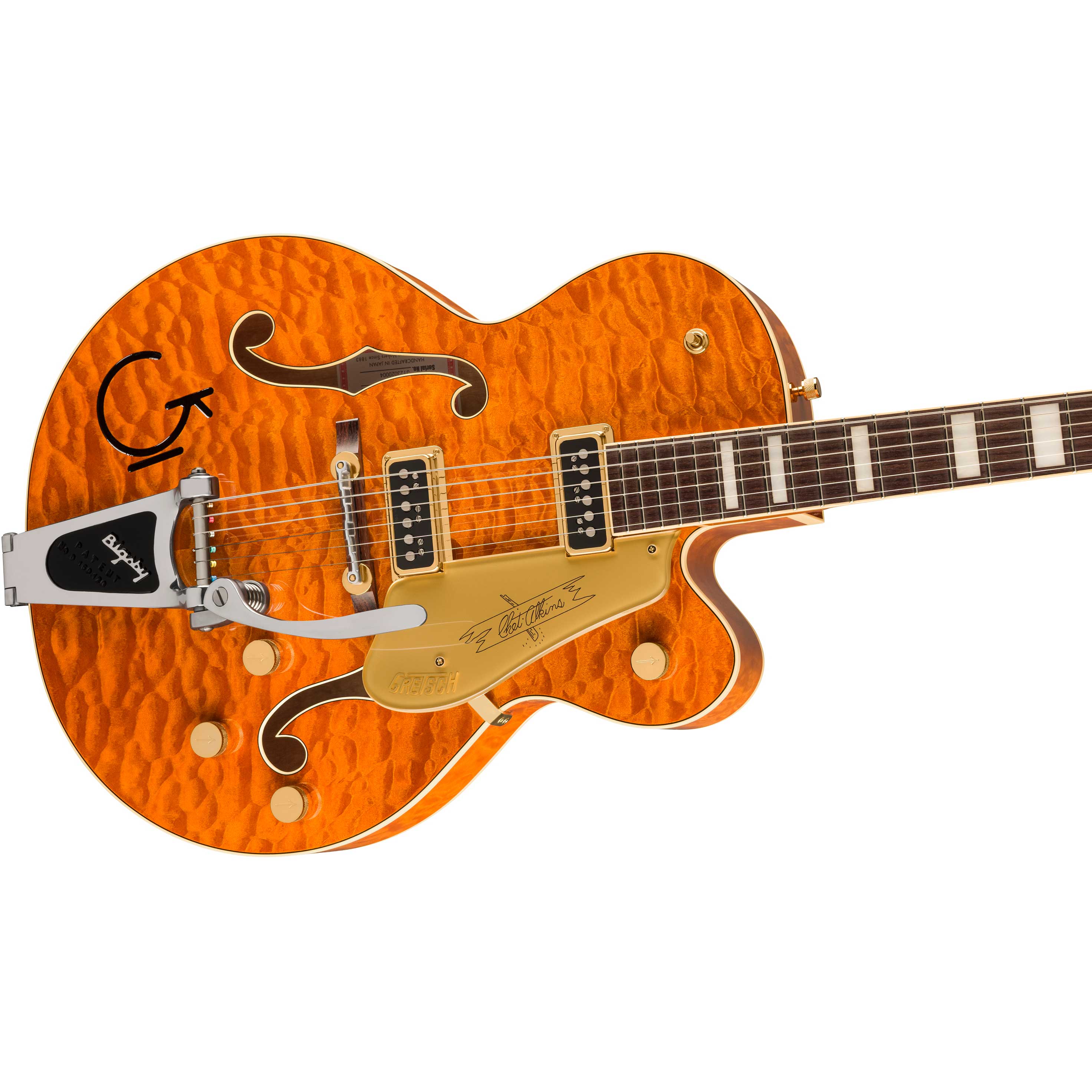 GUITARGUITAR Gretsch G6120TGQM-56 Limited Edition Chet Atkins Roundup Orange