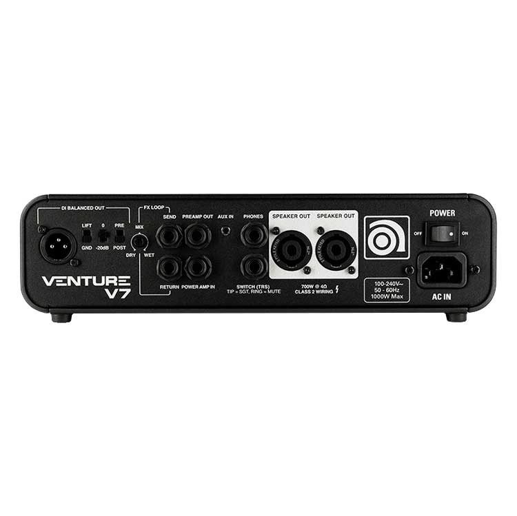 GUITARGUITAR Ampeg Venture V7 700W Bass Solid State Amp Head