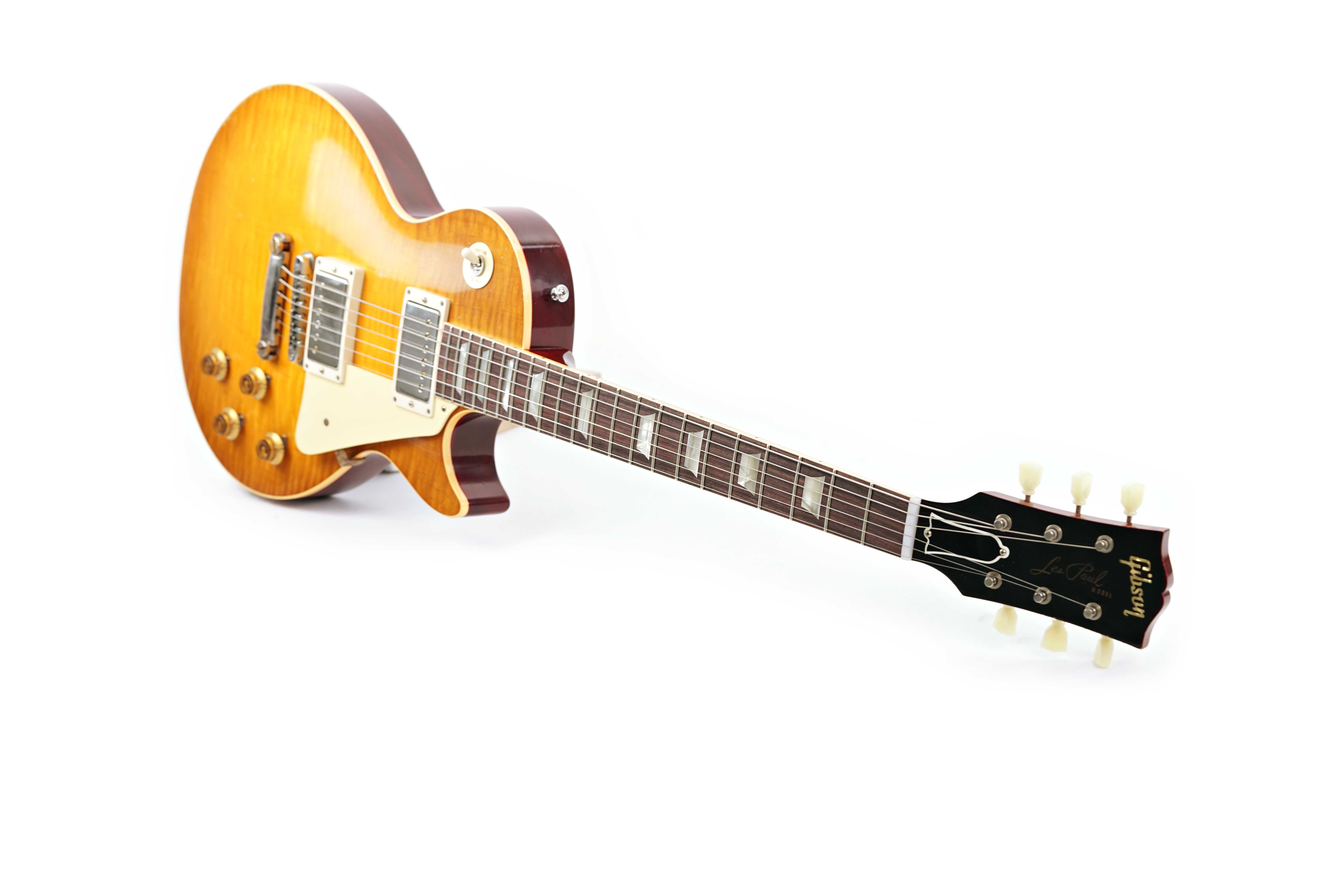 GUITARGUITAR Gibson Custom Shop Murphy Lab 1959 Les Paul Standard Reissue Light Aged Dirty Lemon #934327