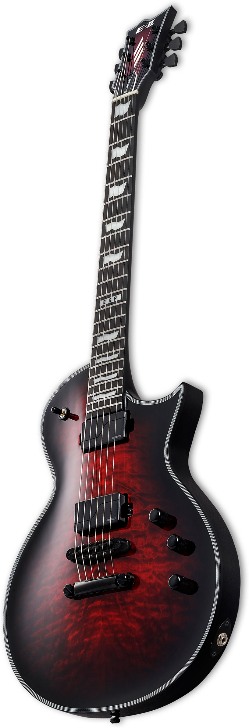 GUITARGUITAR ESP E-II Eclipse See Thru Black Cherry Sunburst Quilted Maple Top