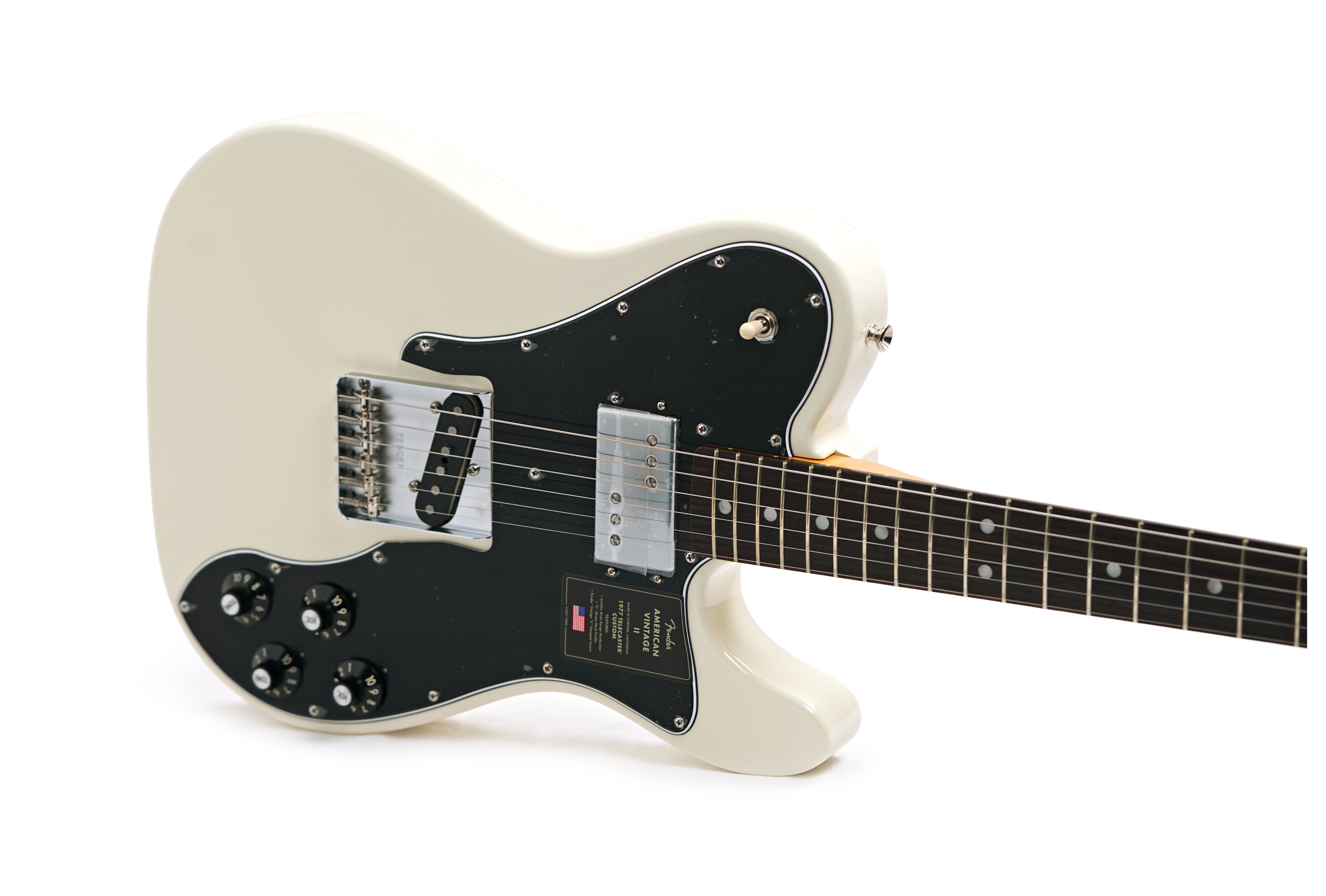 GUITARGUITAR Fender American Vintage II 1977 Telecaster Custom Rosewood Fingerboard Olympic White #VS231006
