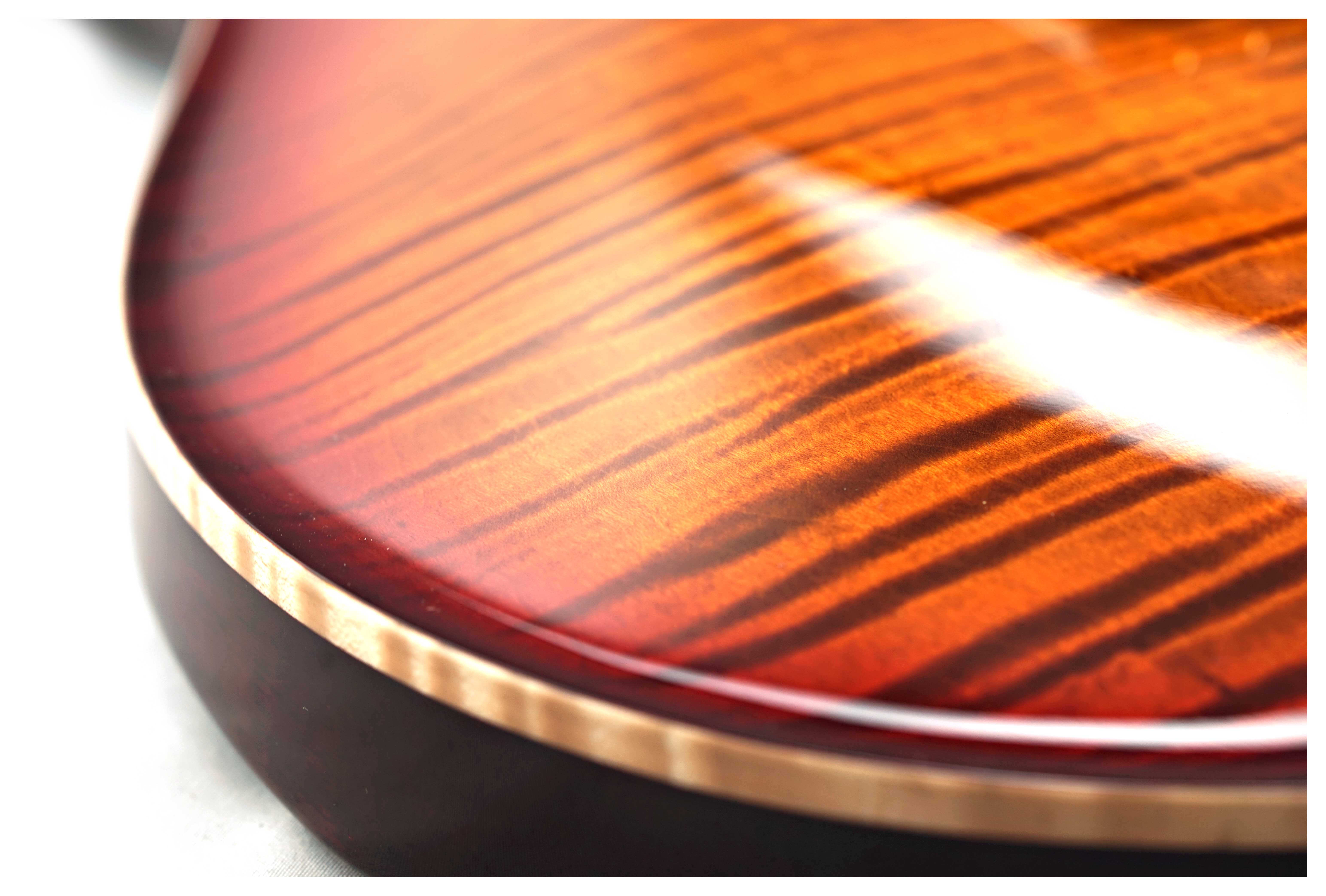 GUITARGUITAR PRS Custom 24 Dark Cherry Sunburst Signed by Paul Reed Smith #0394750