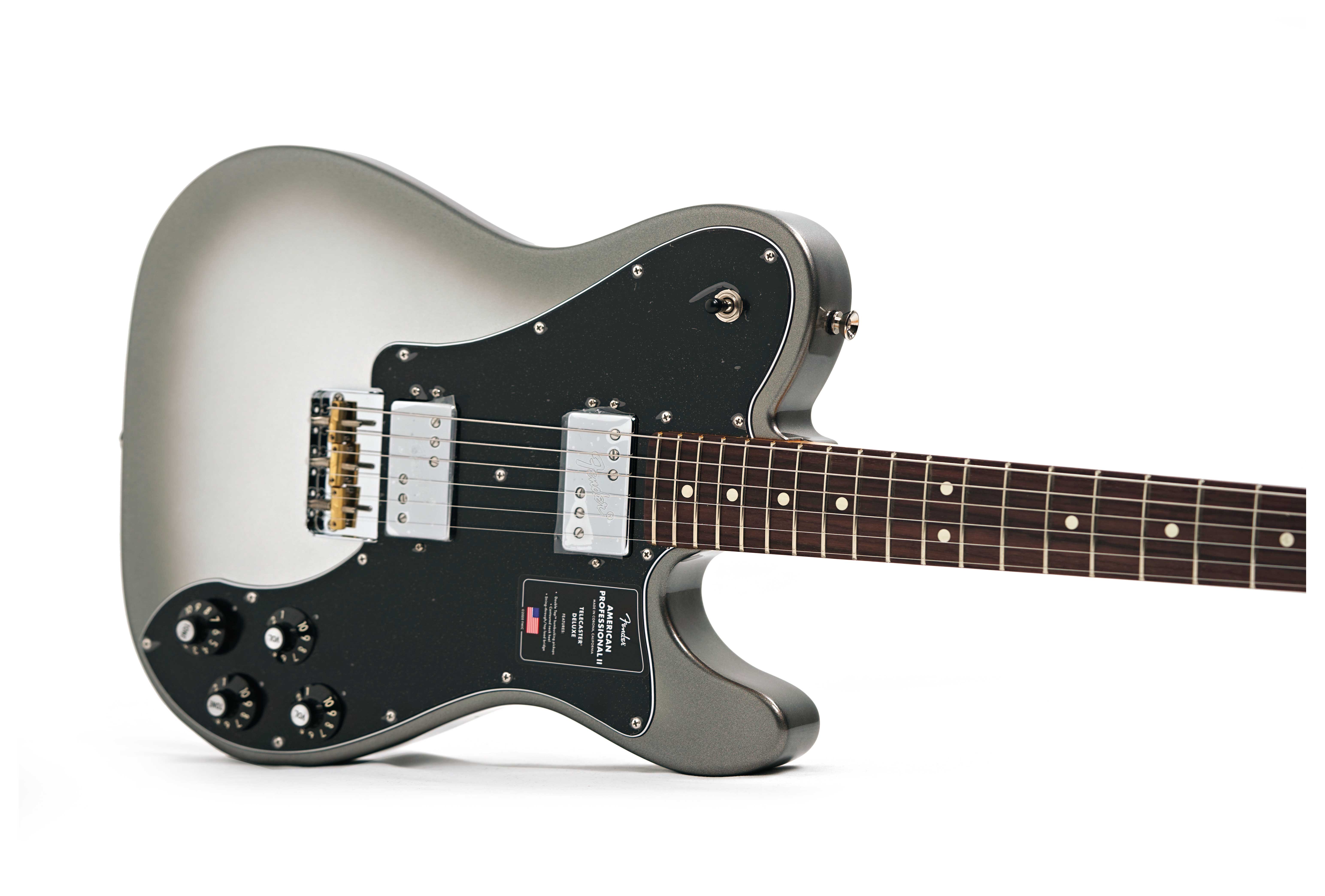 GUITARGUITAR Fender American Professional II Telecaster Deluxe Mercury Rosewood Fingerboard #US25027768