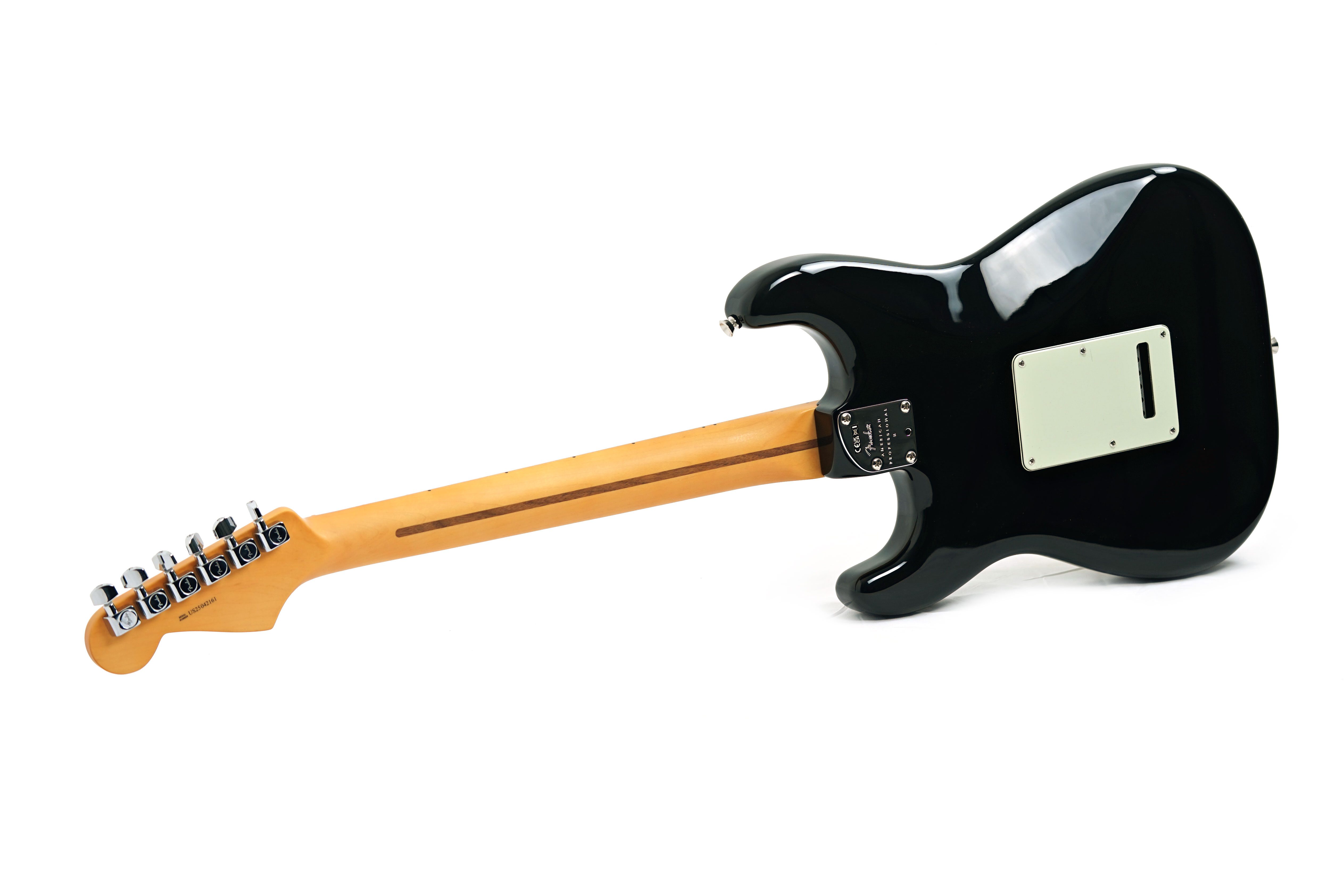 GUITARGUITAR Fender American Professional II Stratocaster Black Maple Fingerboard #US25042161