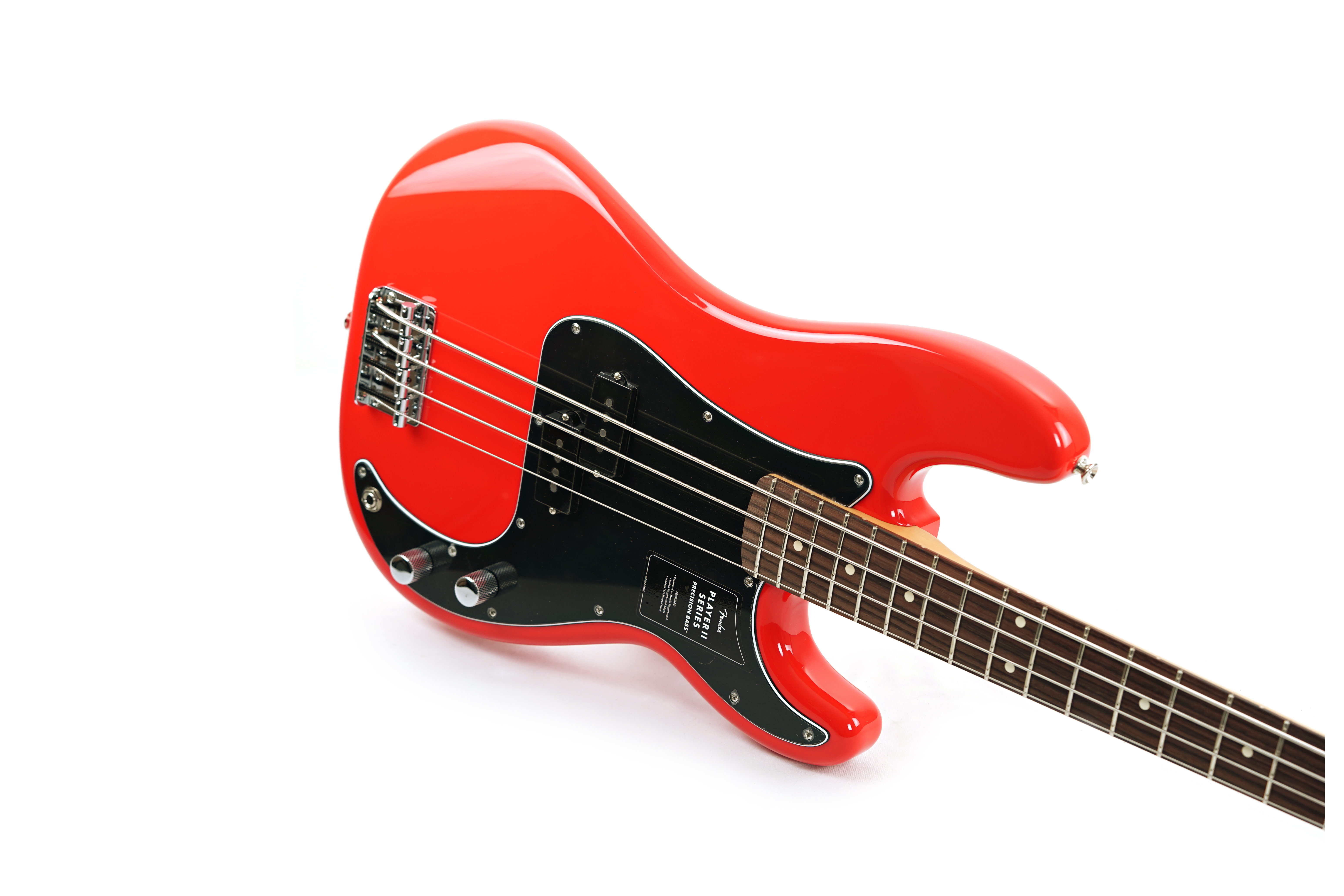 GUITARGUITAR Fender Player II Precision Bass Coral Red Rosewood Fingerboard