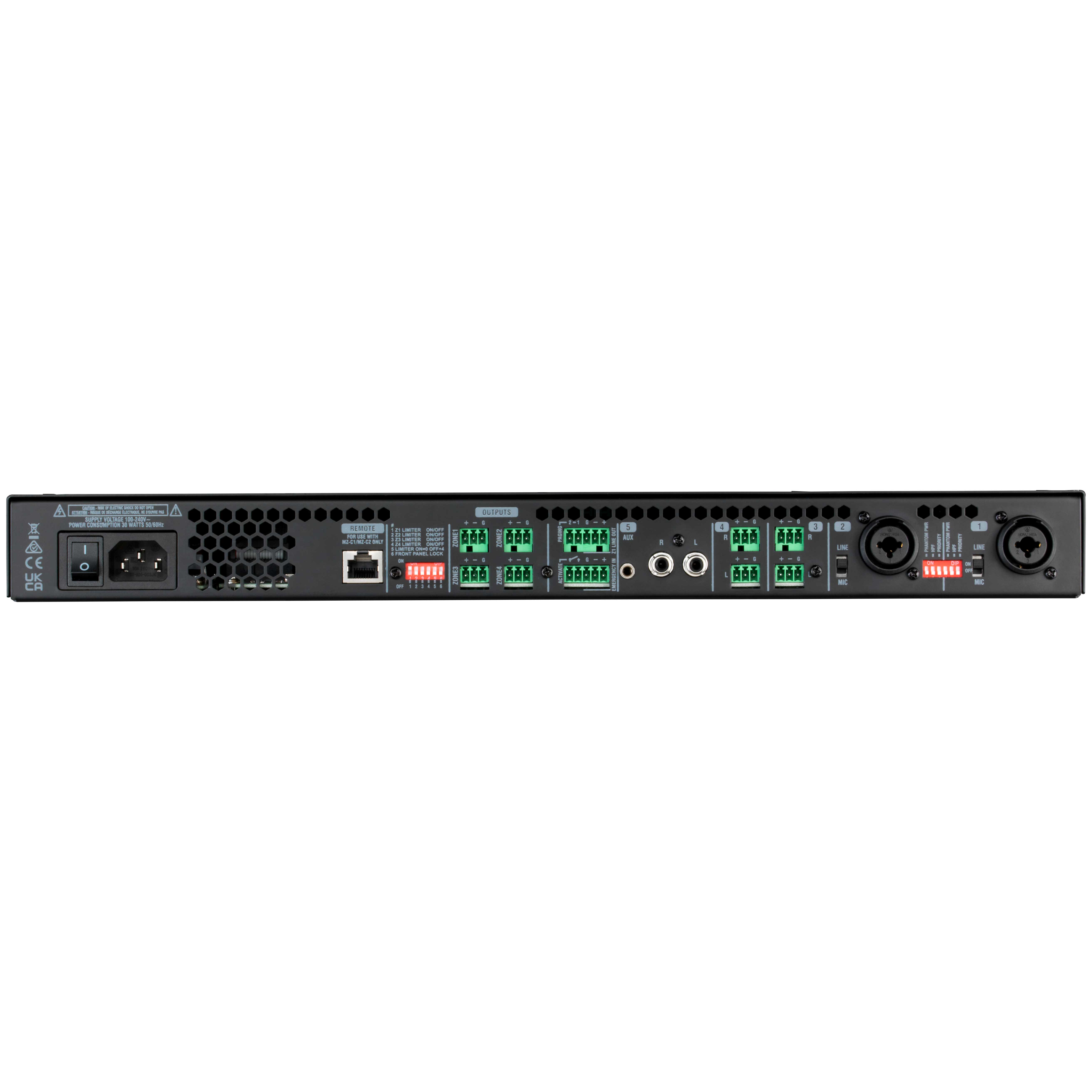 GUITARGUITAR HH MZ-64P 4-Zone Matrix Preamplifier
