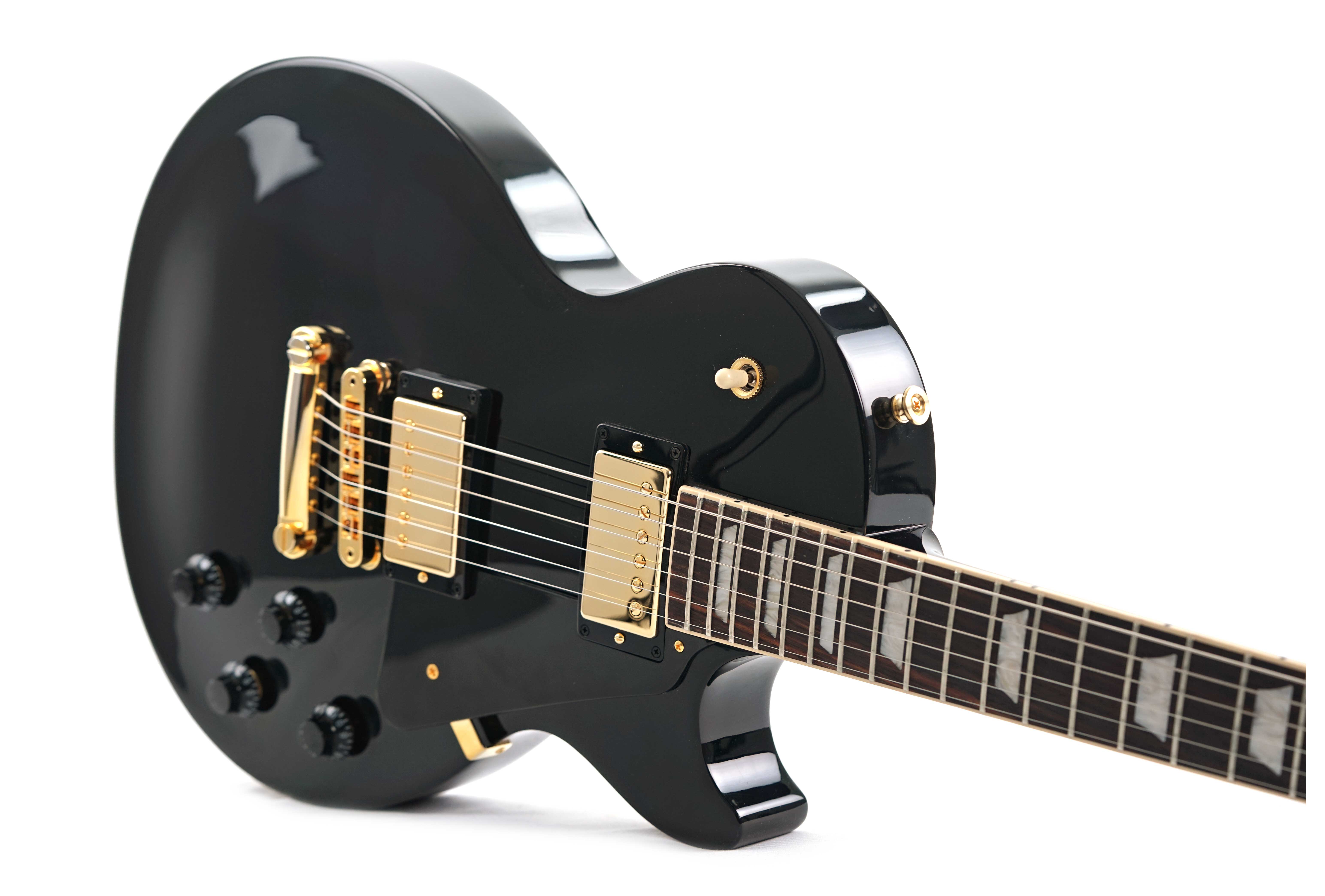 GUITARGUITAR Gibson Les Paul Studio Ebony Gold Hardware