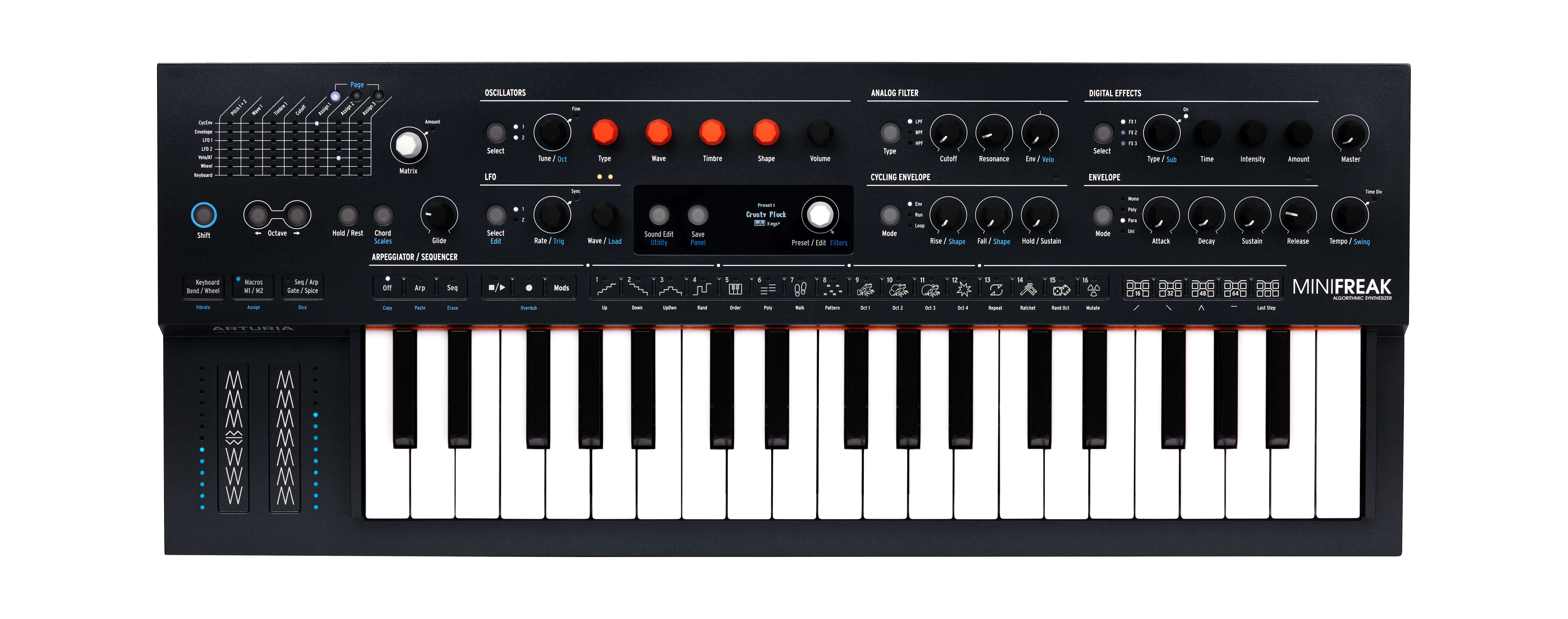 GUITARGUITAR Arturia MiniFreak 6-Voice Polyphonic Hybrid Keyboard