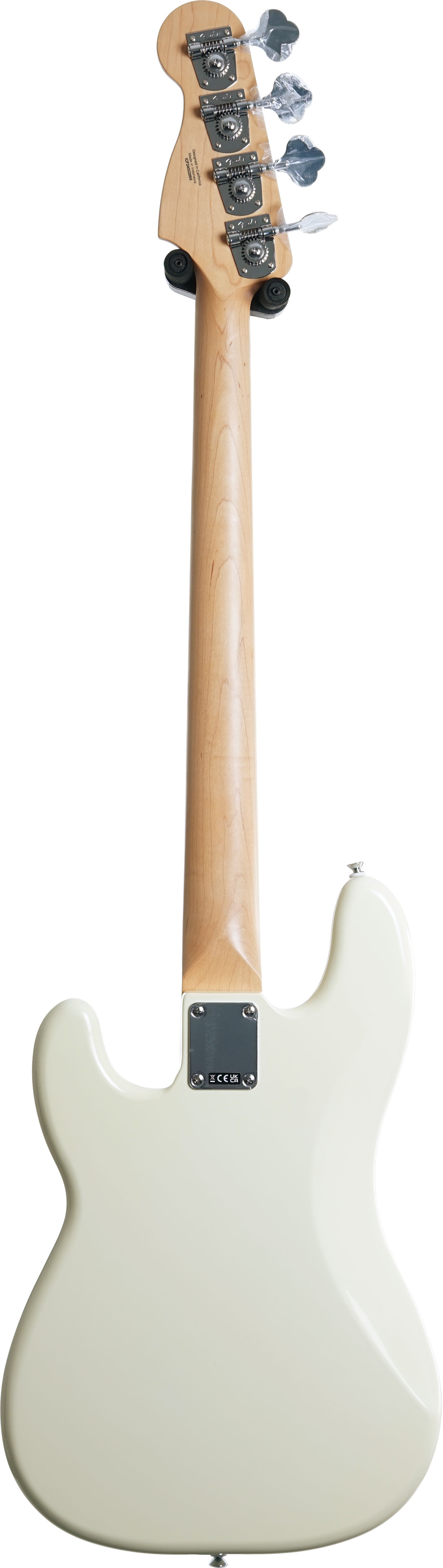 GUITARGUITAR Fender Standard Precision Bass Olympic White Maple Fingerboard