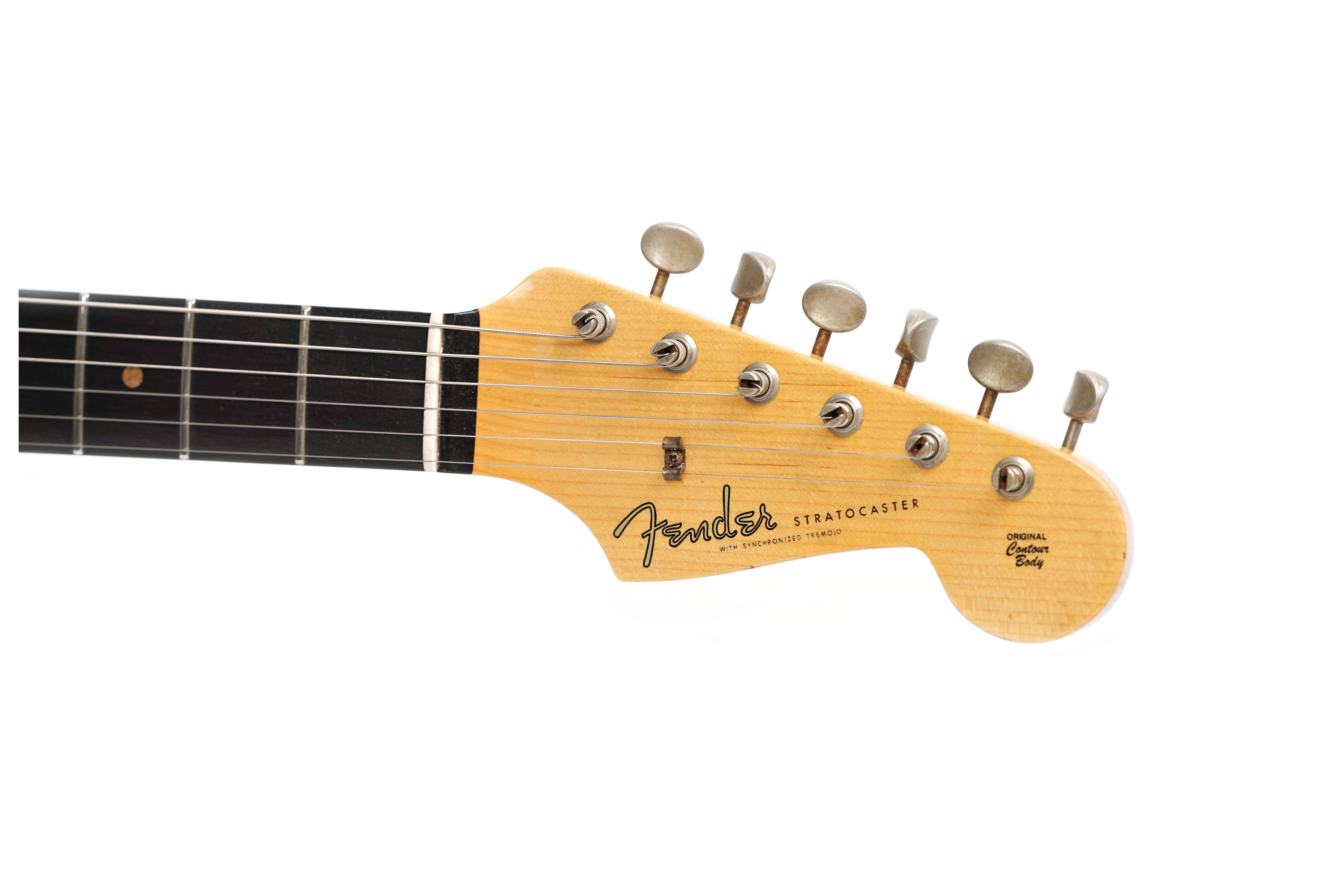 GUITARGUITAR Fender Custom Shop 1959 Collection Stratocaster Journeyman Relic Shell Pink Rosewood Fingerboard #CZ587030