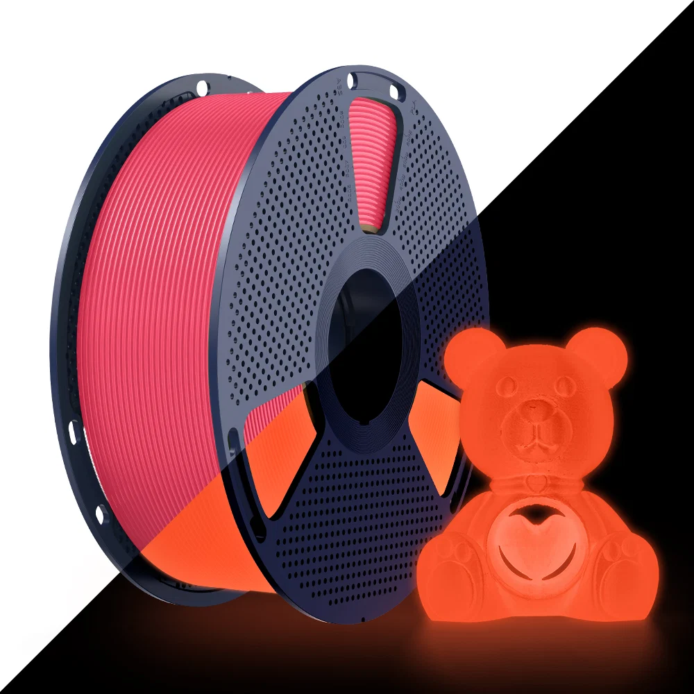 [MOQ: 3KG] PETG Glow in The Dark (Luminous) 3D Printer Filament 1KG