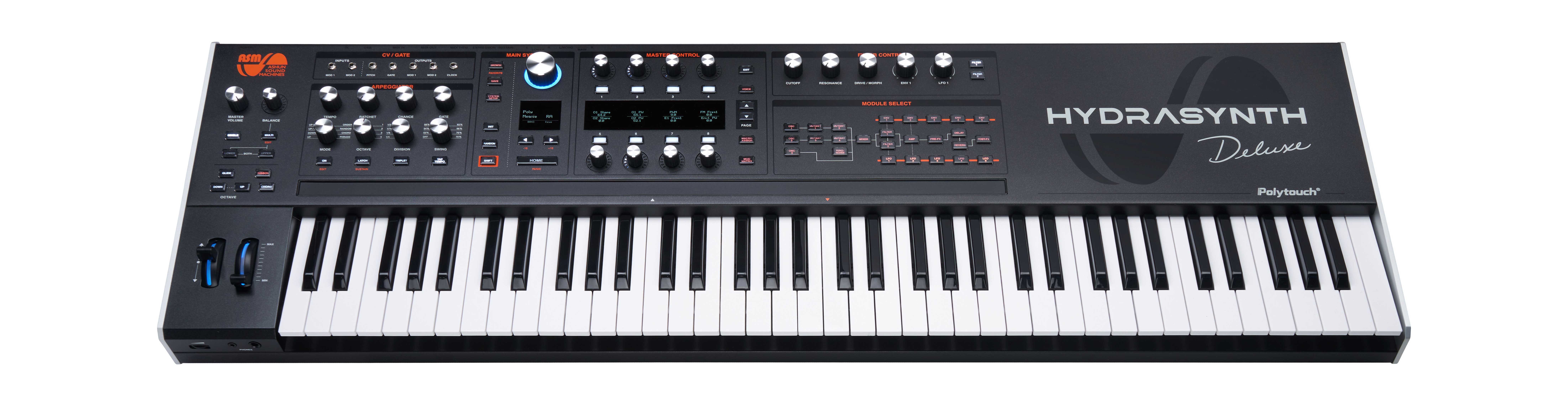 GUITARGUITAR Ashun Sound Machines (ASM) Hydrasynth Deluxe Keyboard