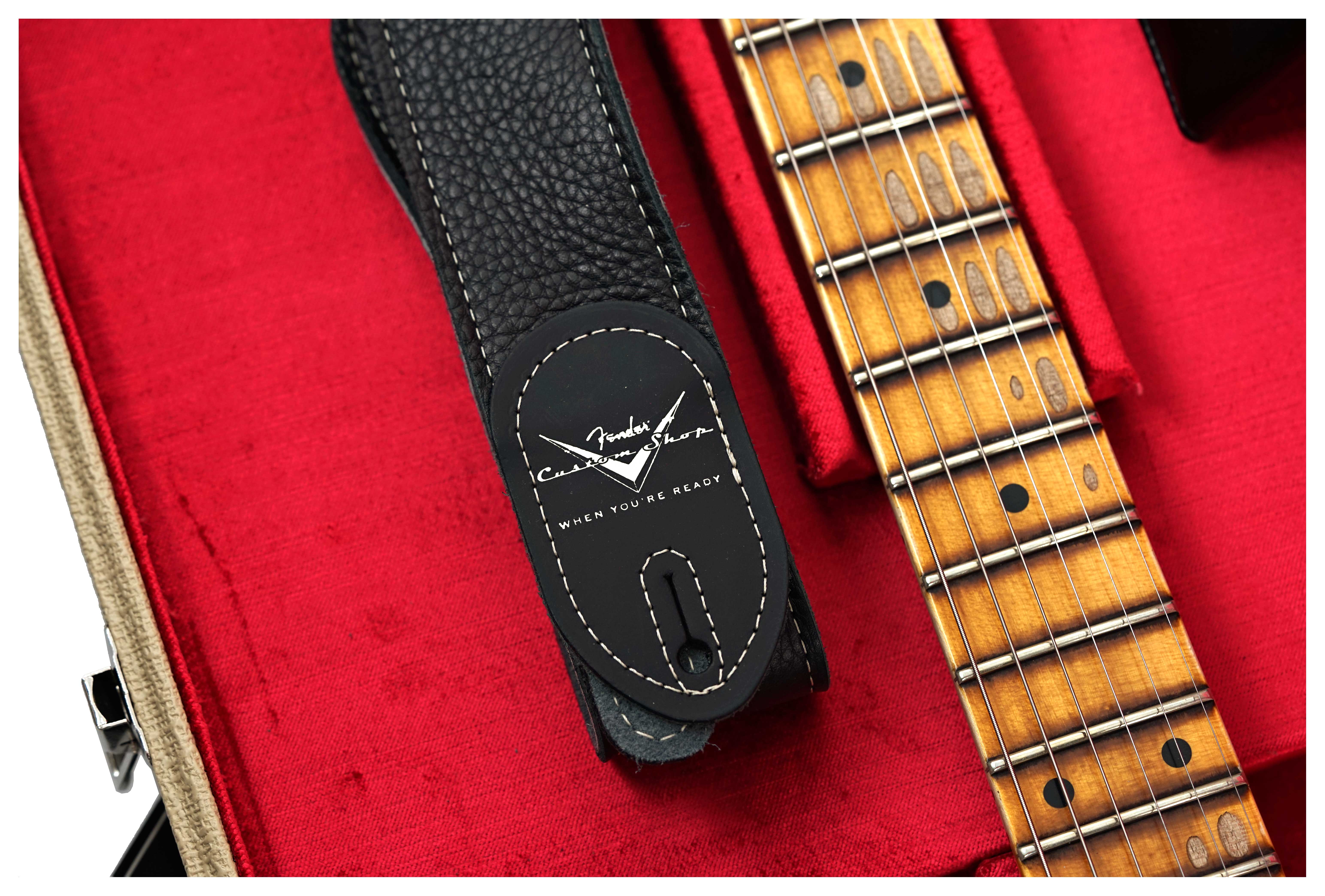 GUITARGUITAR Fender Custom Shop Limited Edition Red Hot Hardtail Stratocaster Heavy Relic Aged White Blonde #CZ579291
