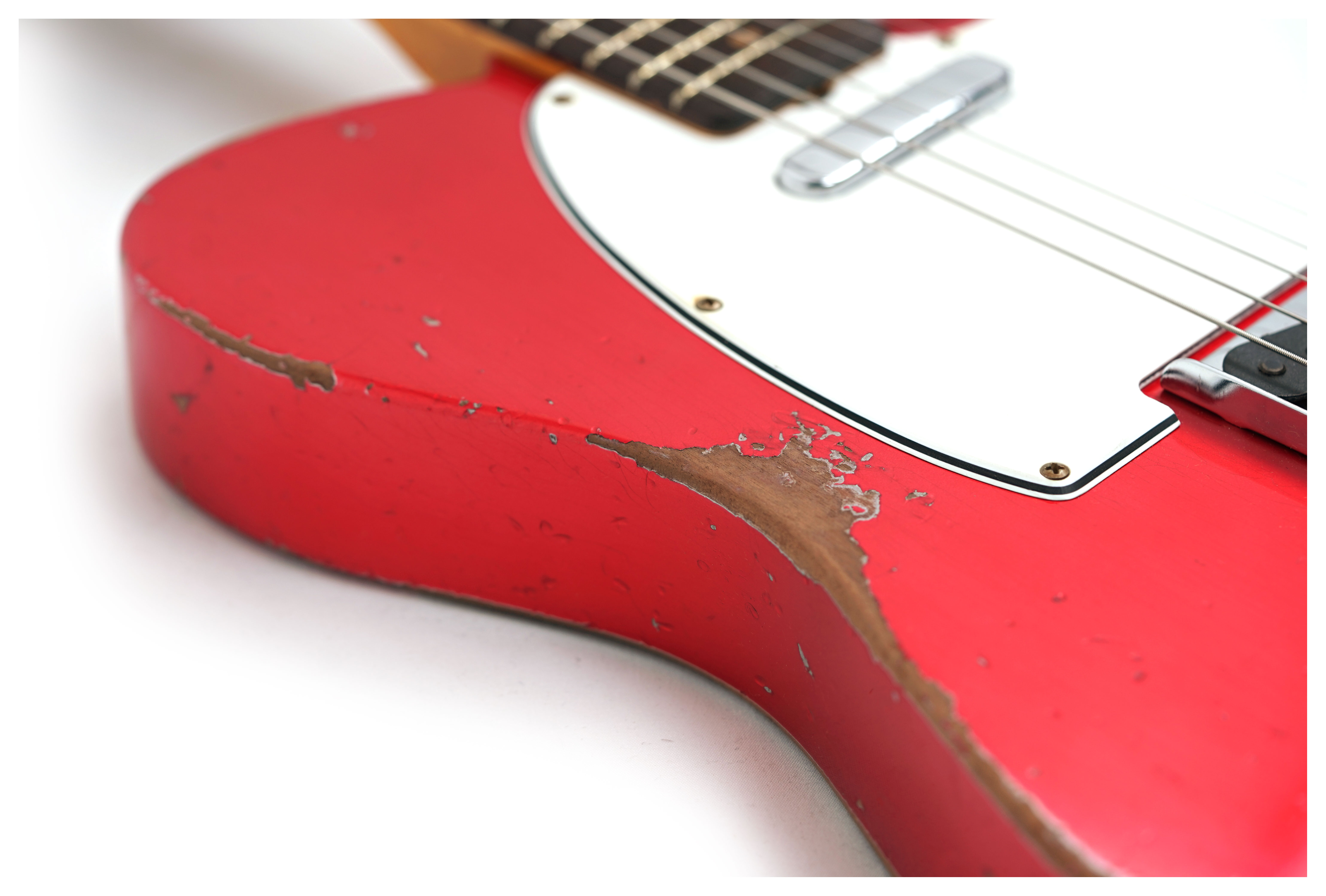 GUITARGUITAR Fender Custom Shop 1961 Telecaster Heavy Relic Faded Aged Candy Apple Red #CZ587863