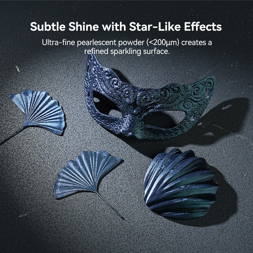 SUNLU PLA Galaxy 1KG, Color-Shifting PLA Esthenic Filament, Sparkling Ultrafine Pearlescent Powder