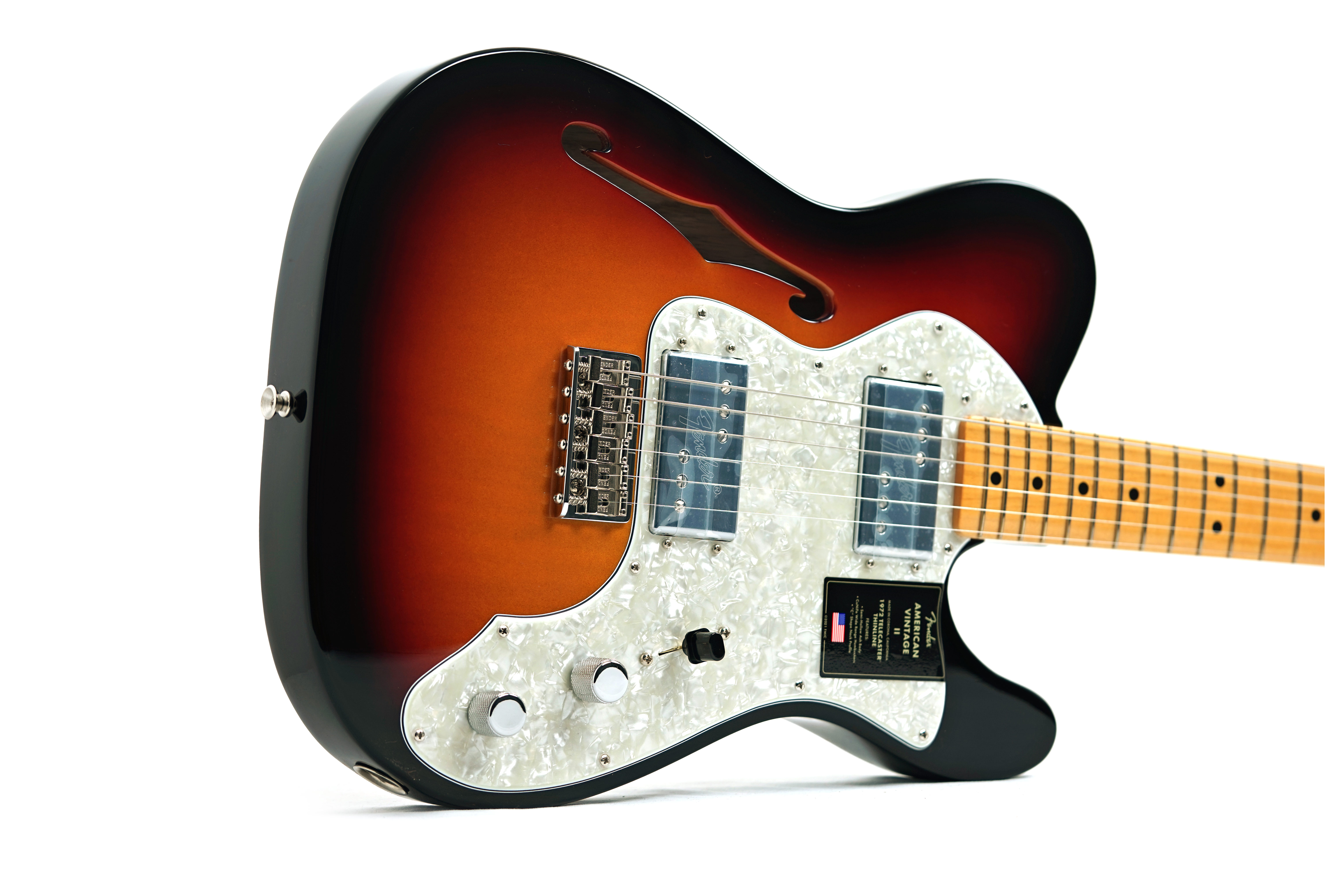 GUITARGUITAR Fender American Vintage II 72 Telecaster Thinline Maple Fingerboard 3 Colour Sunburst #V16678