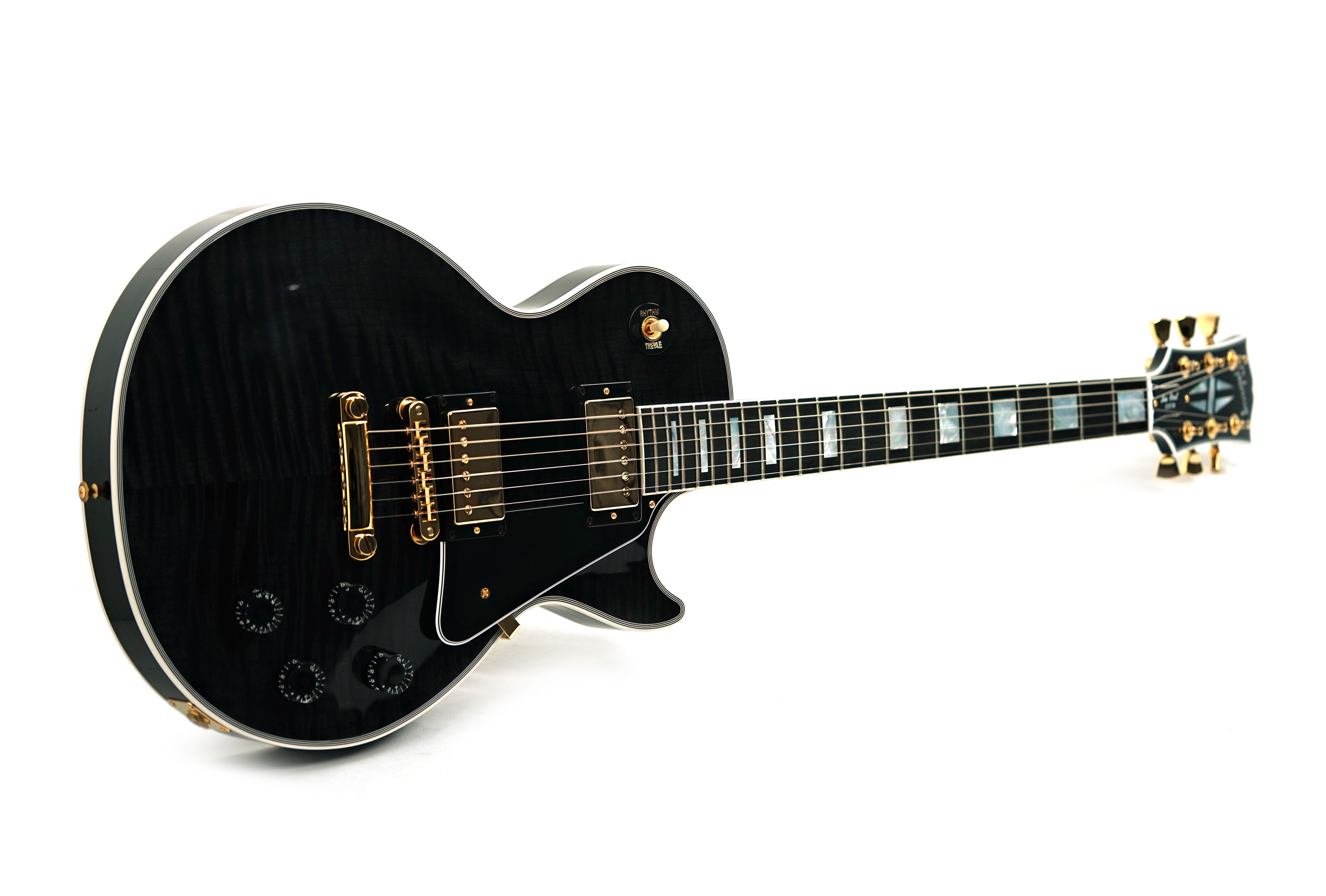GUITARGUITAR Gibson Custom Shop Dealer Select Les Paul Custom Trans Black #CS502284