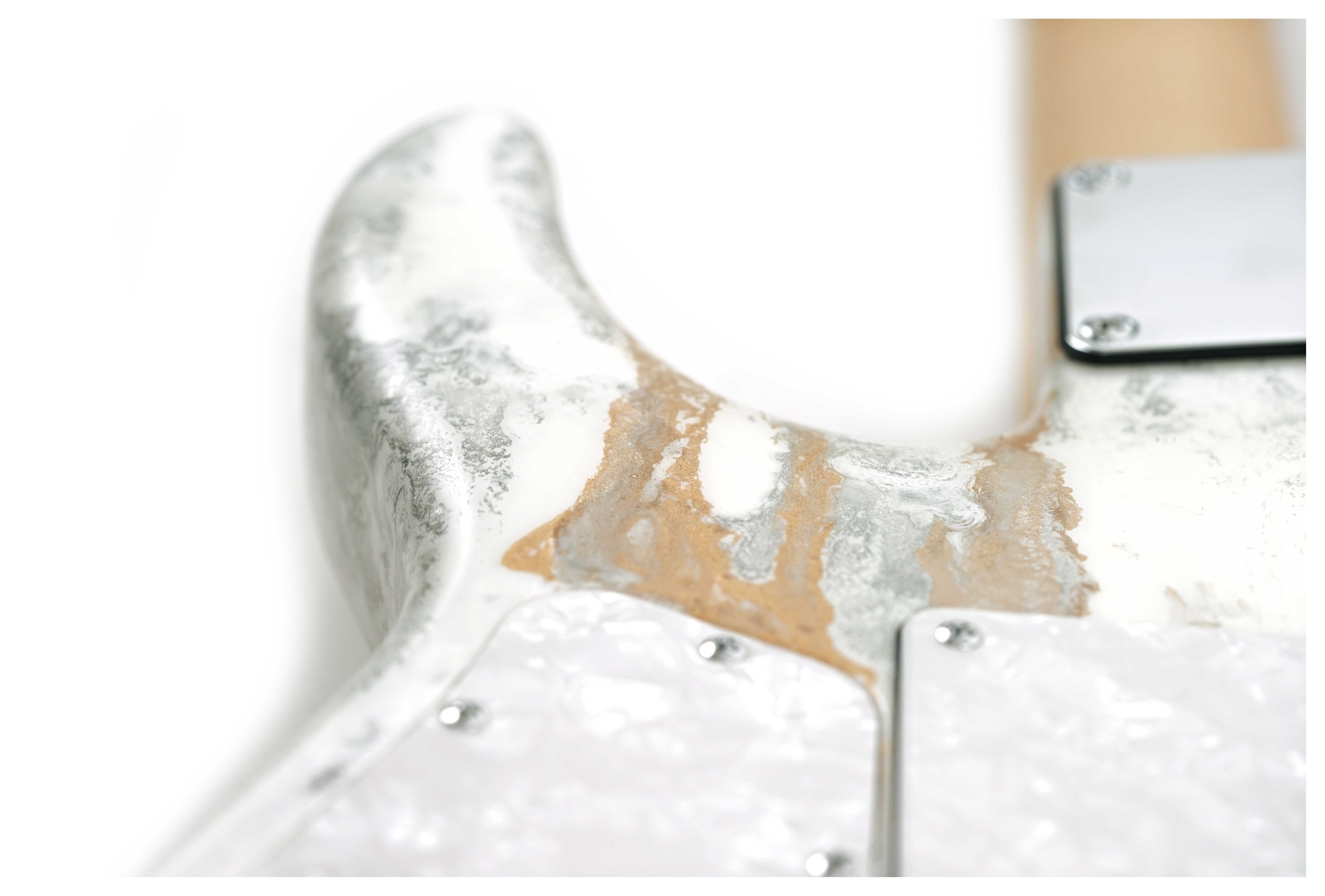 GUITARGUITAR Tyler USA Studio Elite HD White Shmear Maple Fingerboard #24385