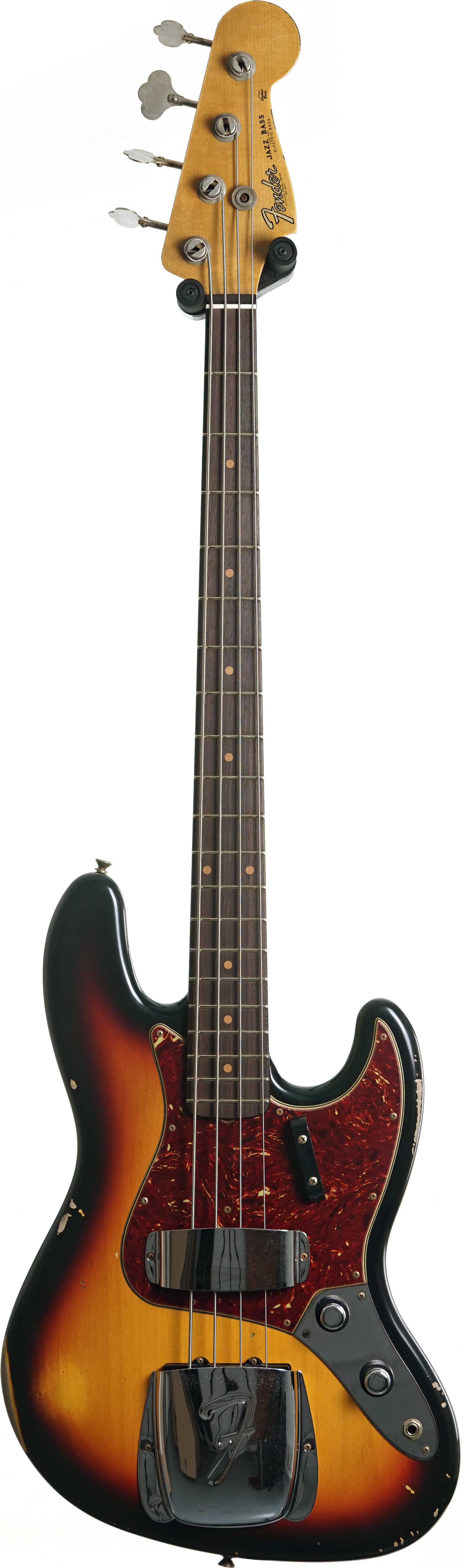 GUITARGUITAR Fender Custom Shop 62 Jazz Bass Relic 3-Color Sunburst #CZ572525