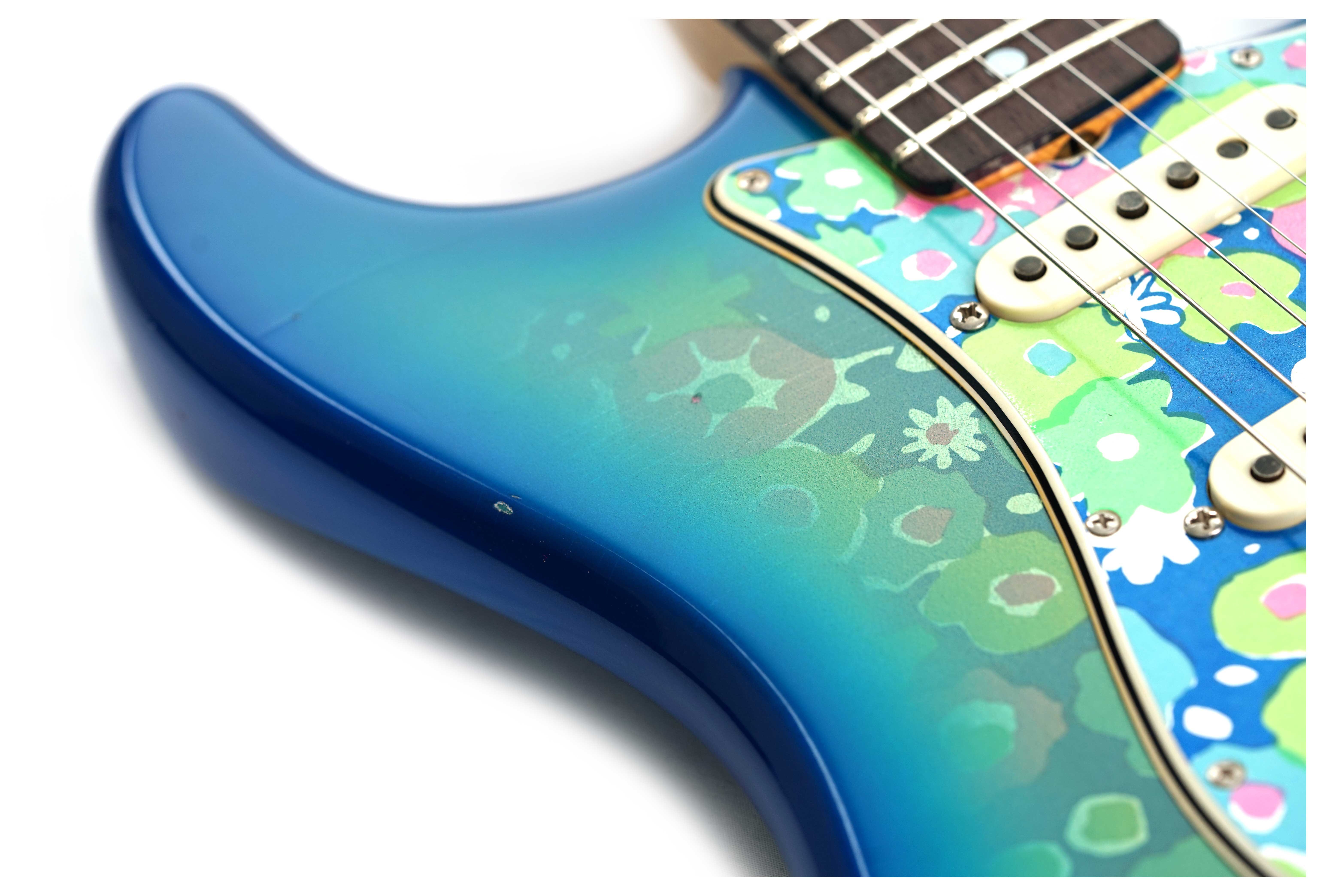 GUITARGUITAR Fender Custom Shop Limited Edition 1968 Stratocaster Jouneyman Relic Blue Flower #CZ585437