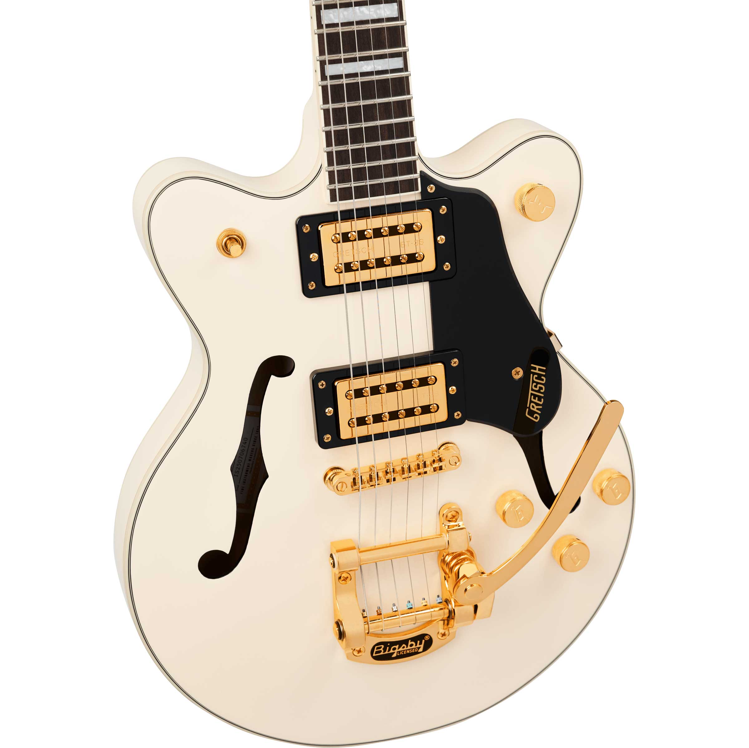 GUITARGUITAR Gretsch G2655TG Streamliner Center Block Jr. Double-Cut with Bigsby Limited Edition Vintage White